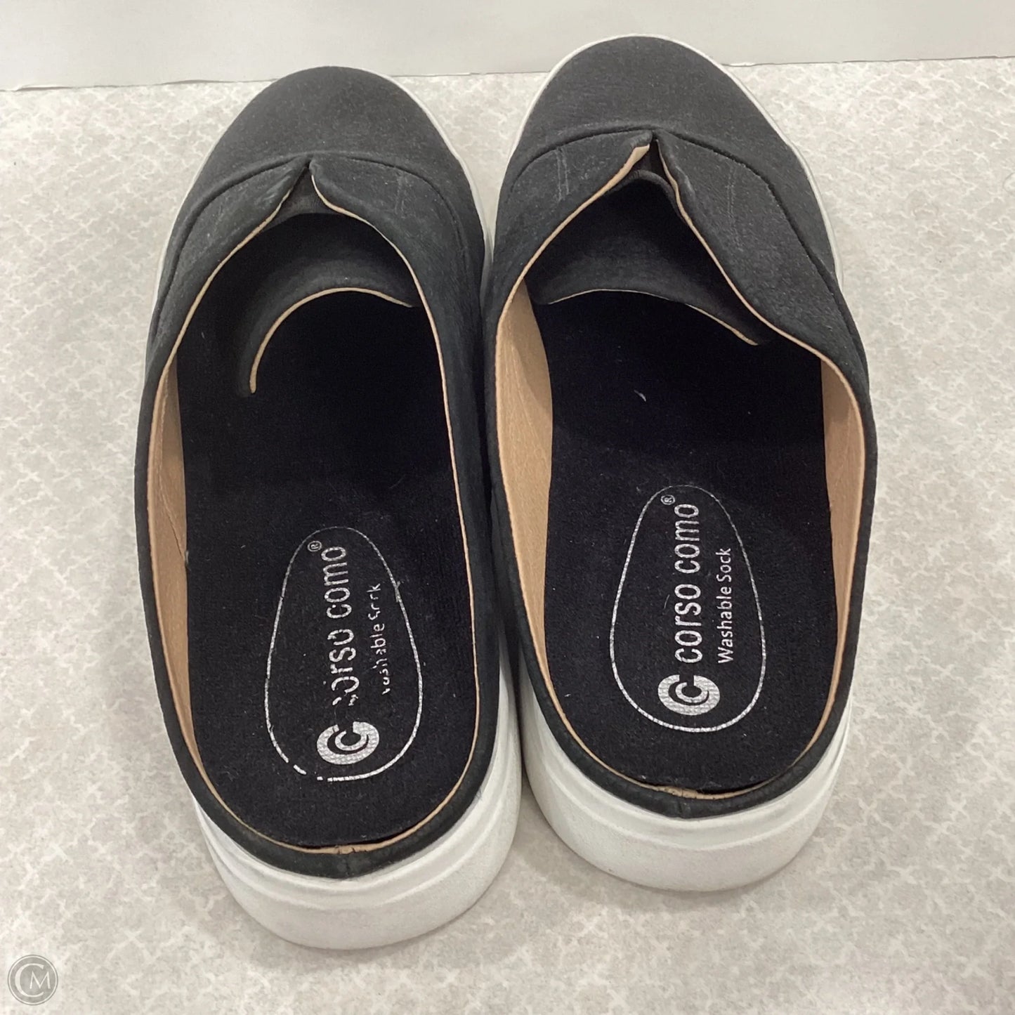 Shoes Sneakers By Corso Como In Black & White, Size: 8