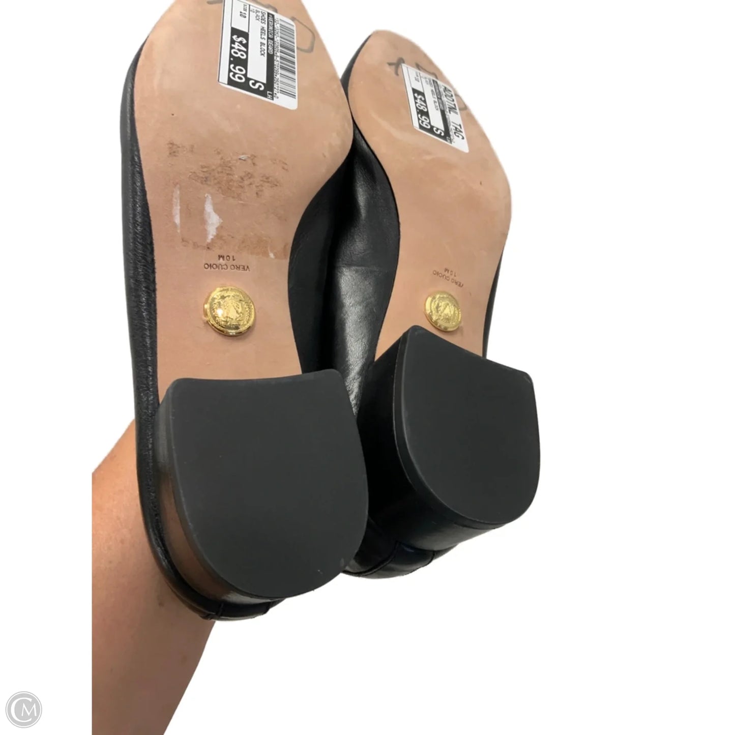 Shoes Heels Block By Veronica Beard In Black, Size: 10