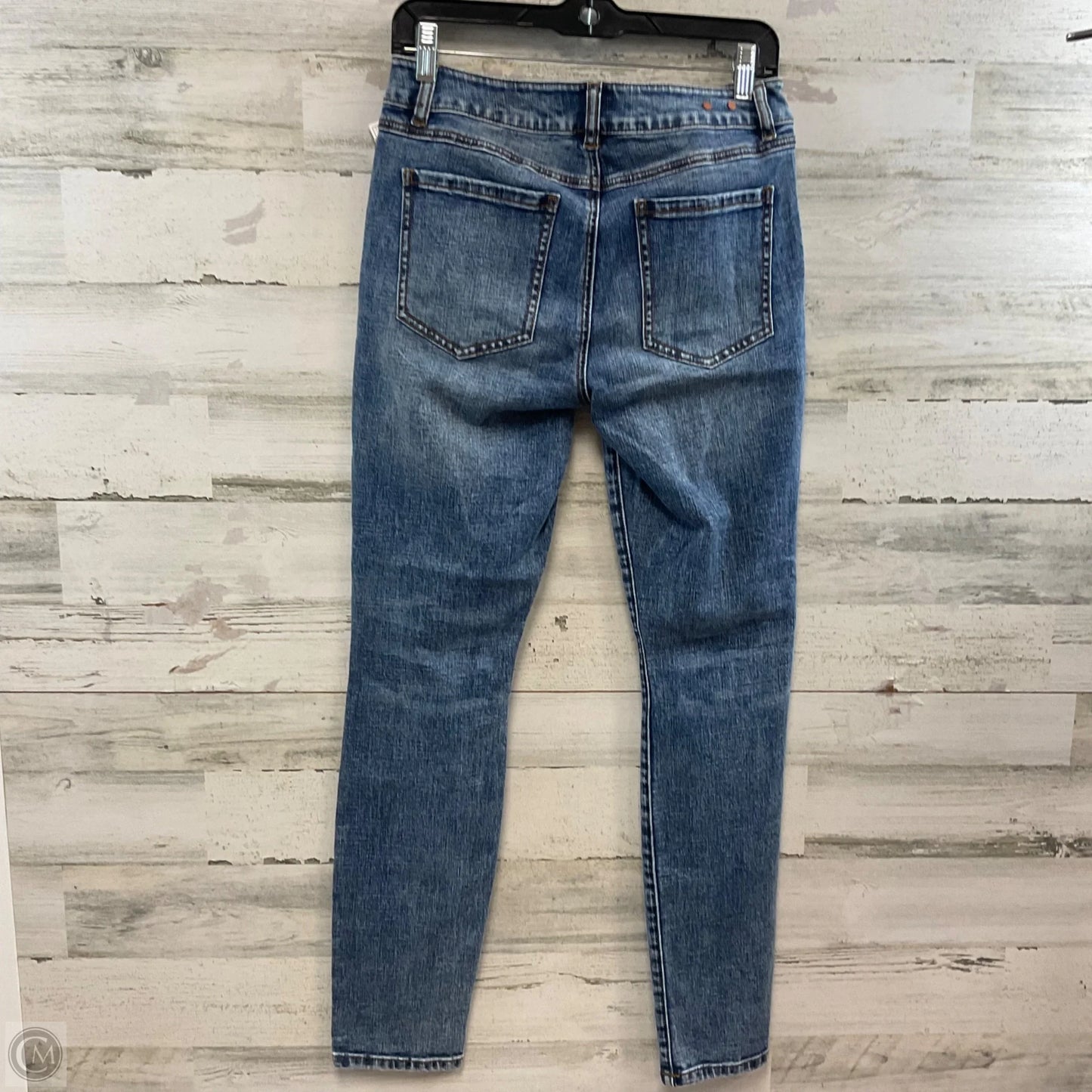 Jeans Skinny By Cabi In Blue Denim, Size: 6