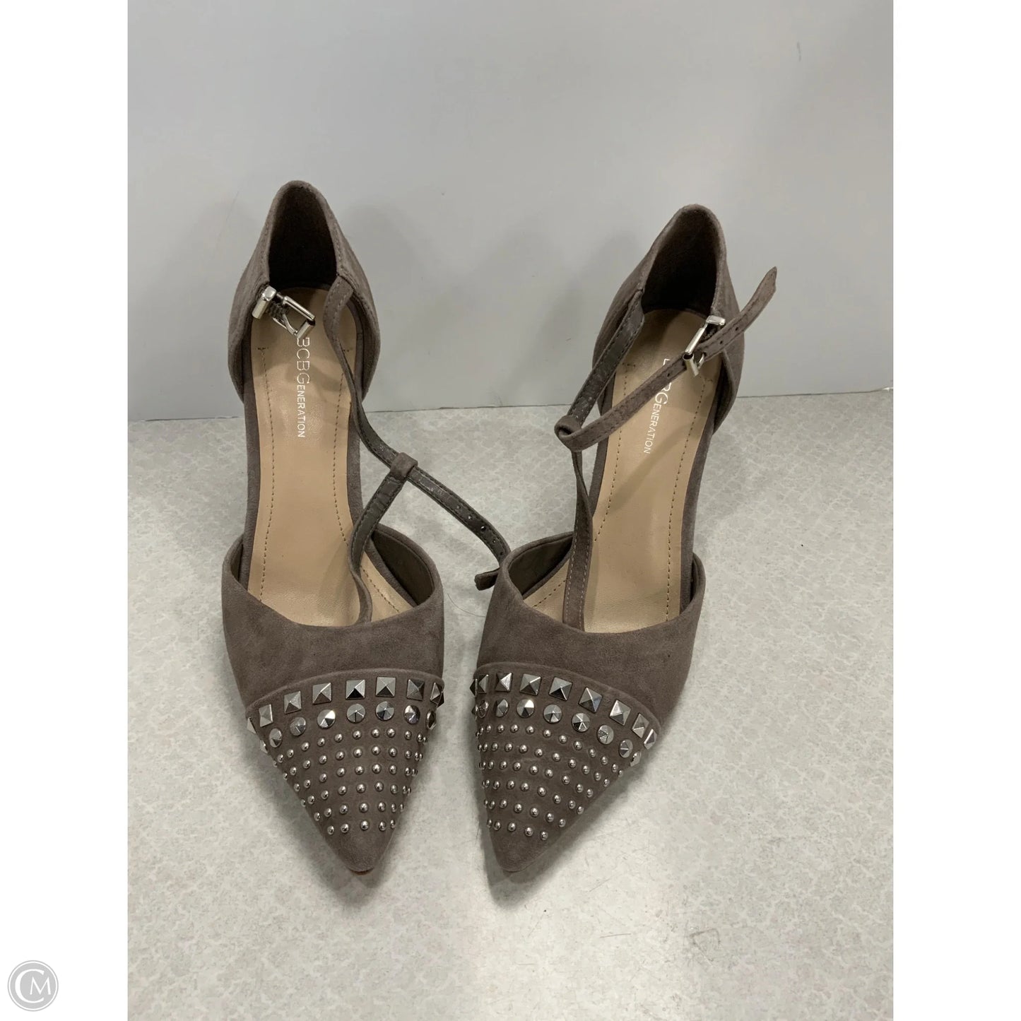 Shoes Heels Stiletto By Bcbgeneration In Taupe, Size: 6.5