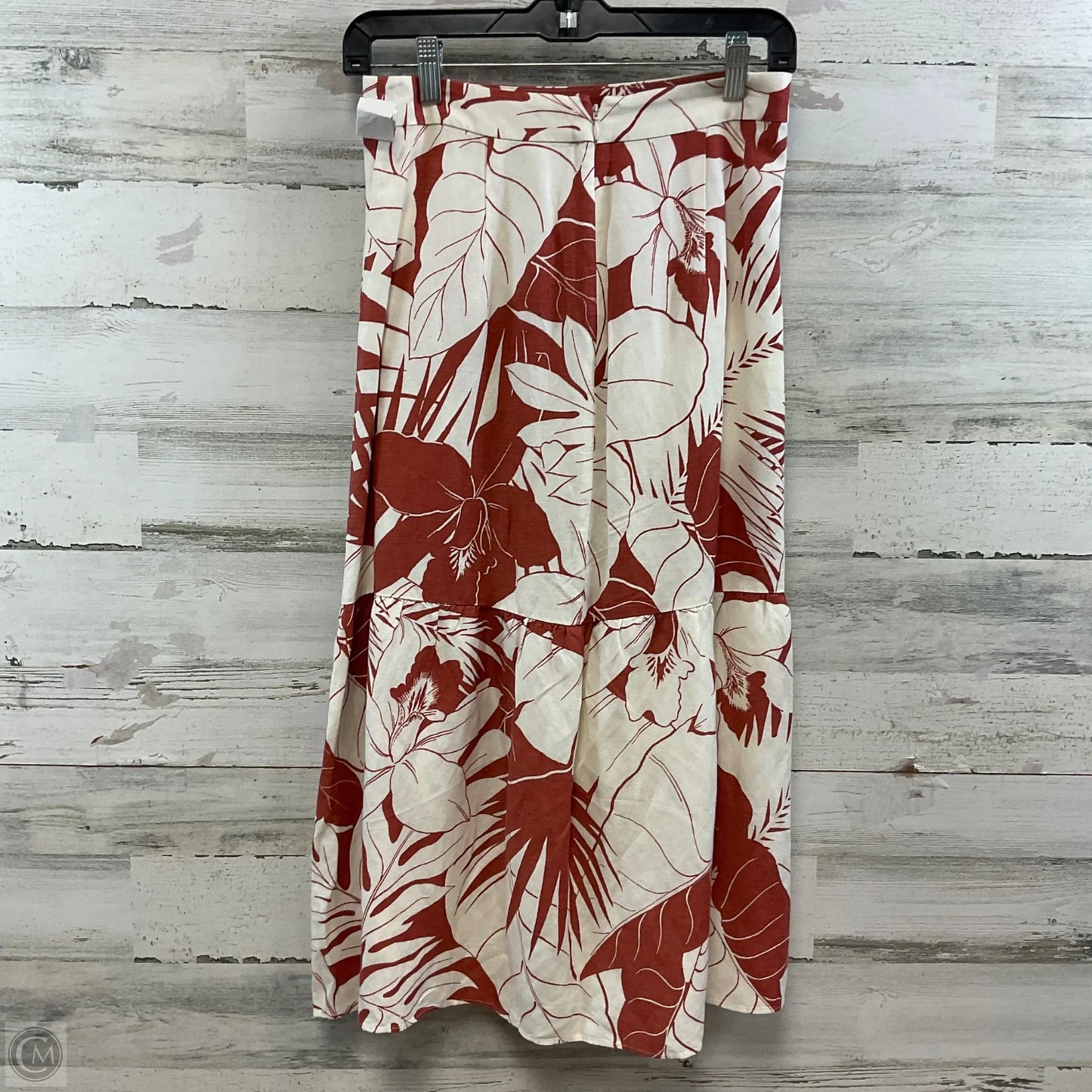 Skirt Midi By Madewell In Cream, Size: 0