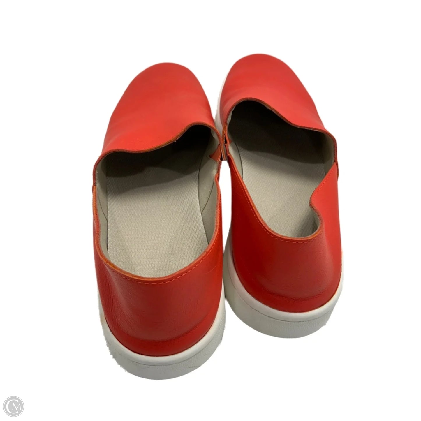 Shoes Flats By Eileen Fisher In Red & White, Size: 9.5