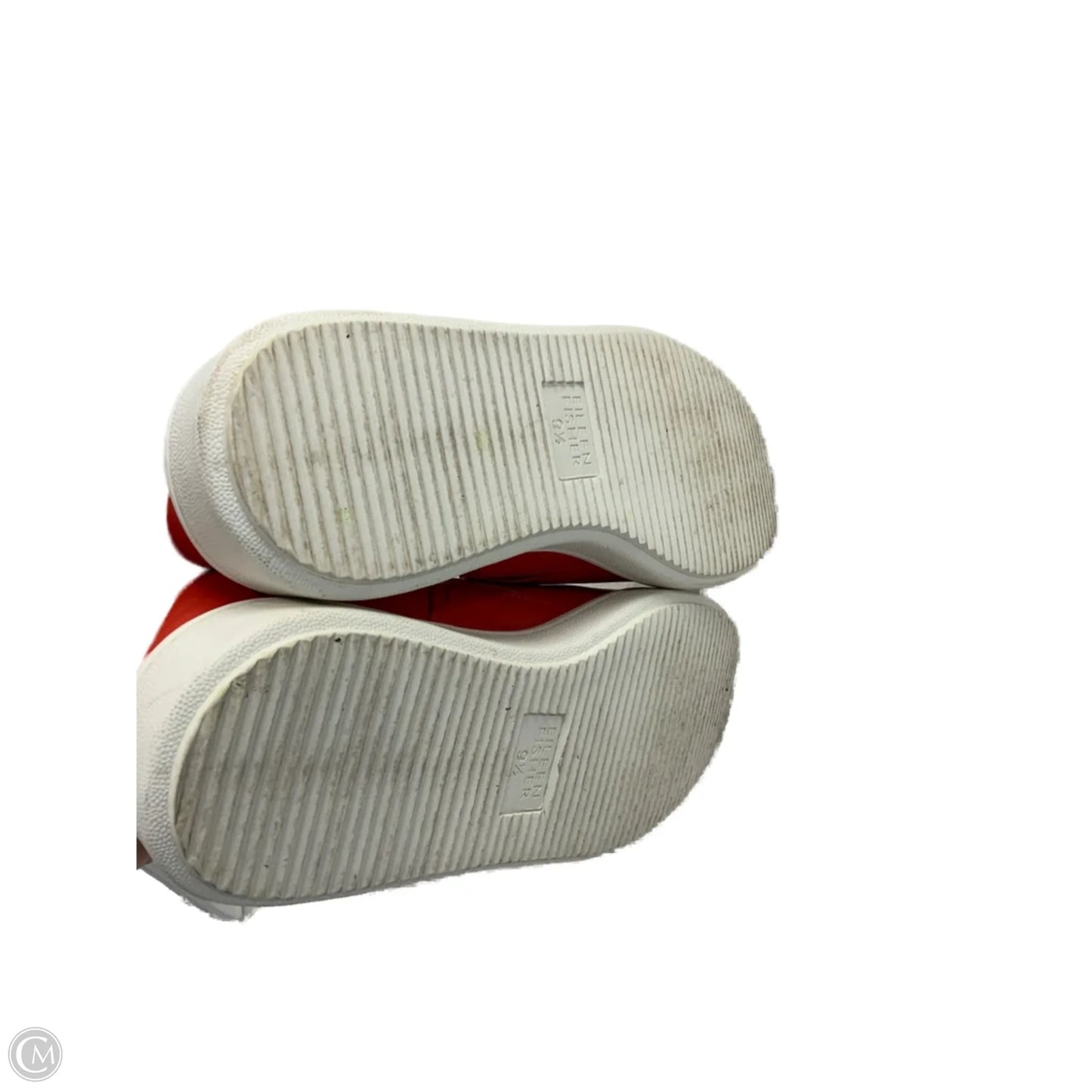 Shoes Flats By Eileen Fisher In Red & White, Size: 9.5