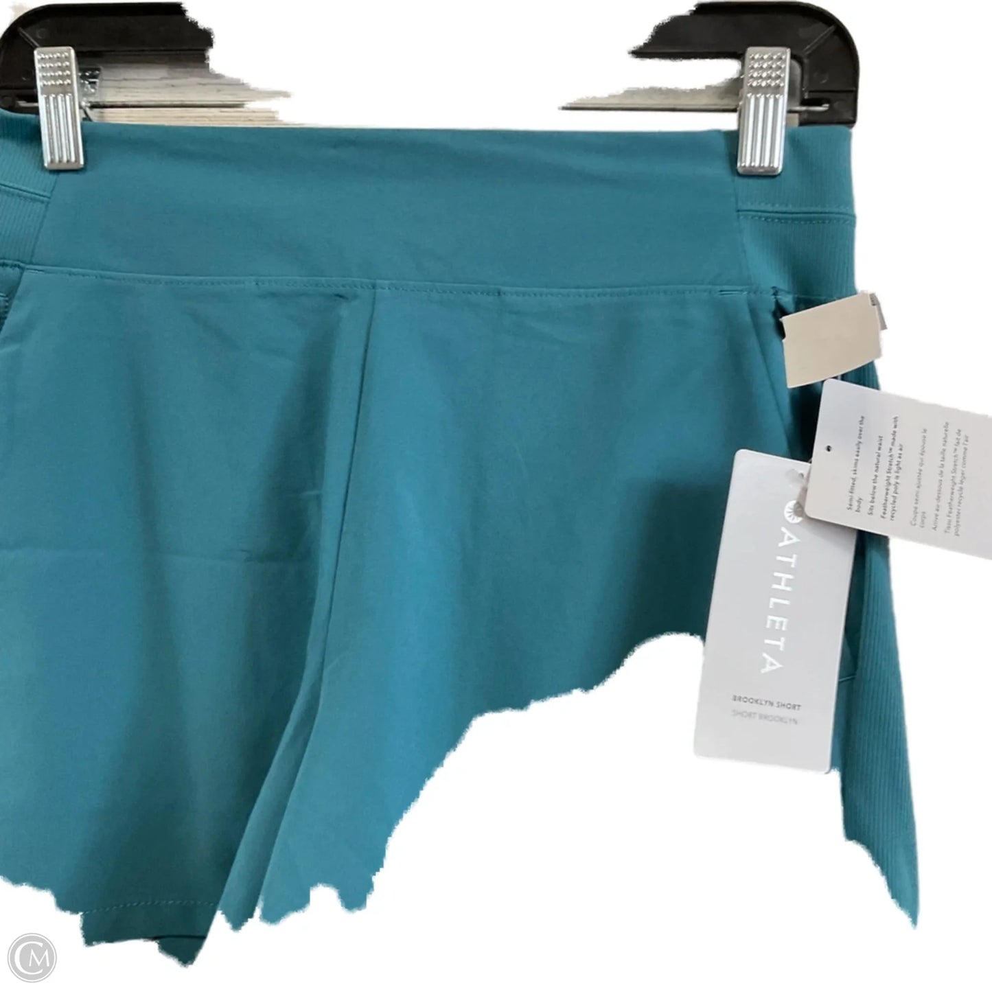 Athletic Shorts By Athleta In Teal, Size: S