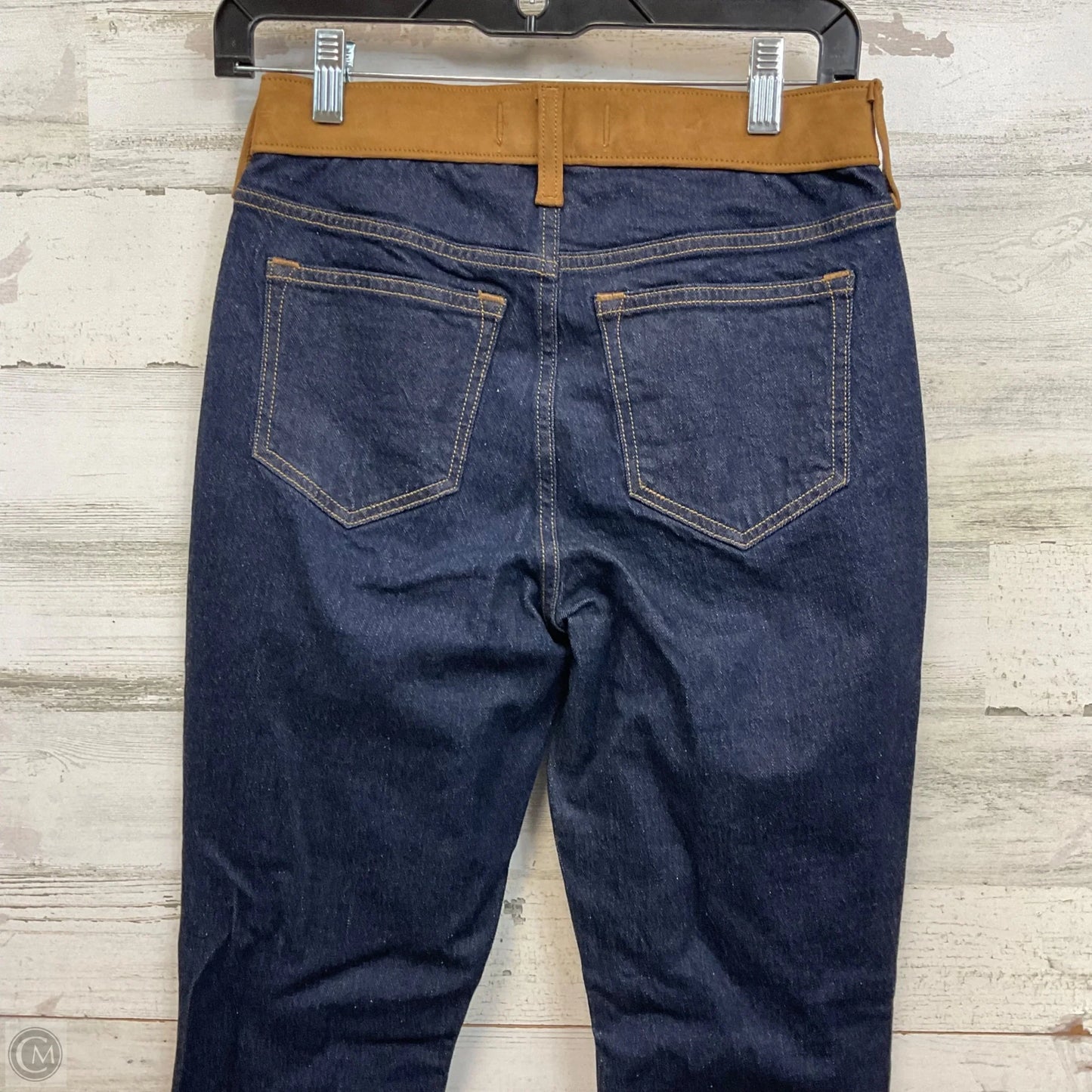 Jeans Boot Cut By Abercrombie And Fitch In Blue Denim, Size: 0