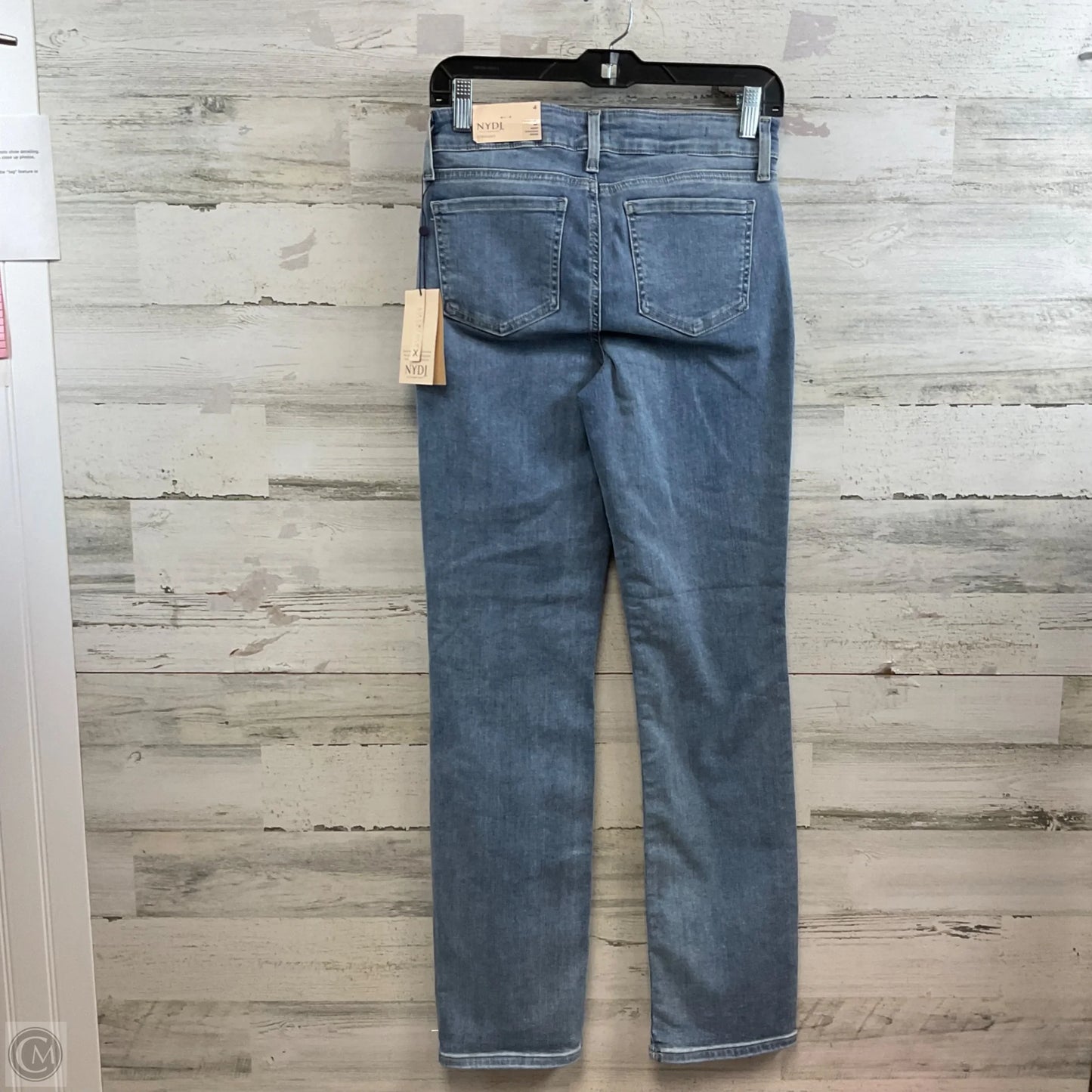 Jeans Straight By Not Your Daughters Jeans In Blue Denim, Size: 4