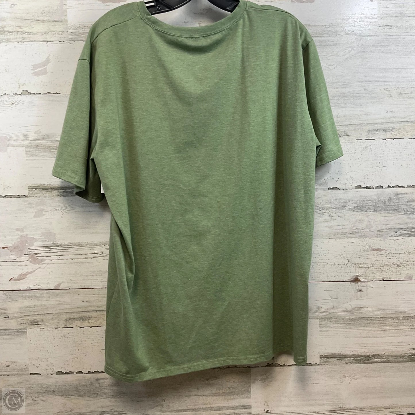 Top Short Sleeve Basic By Clothes Mentor In Green, Size: 2x
