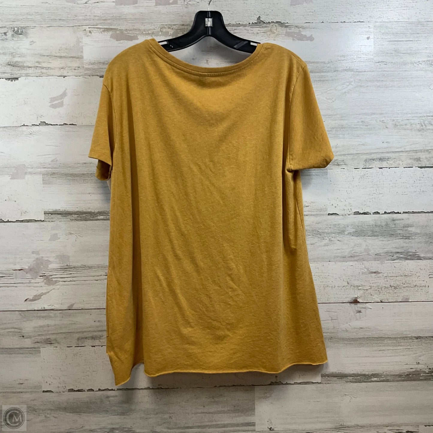 Top Short Sleeve Basic By Next Level In Yellow, Size: Xxl