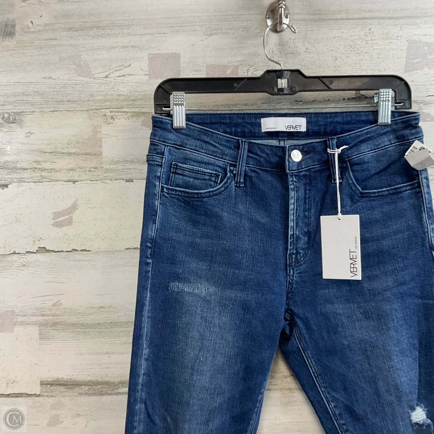 Jeans Skinny By Vervet In Blue Denim, Size: 6