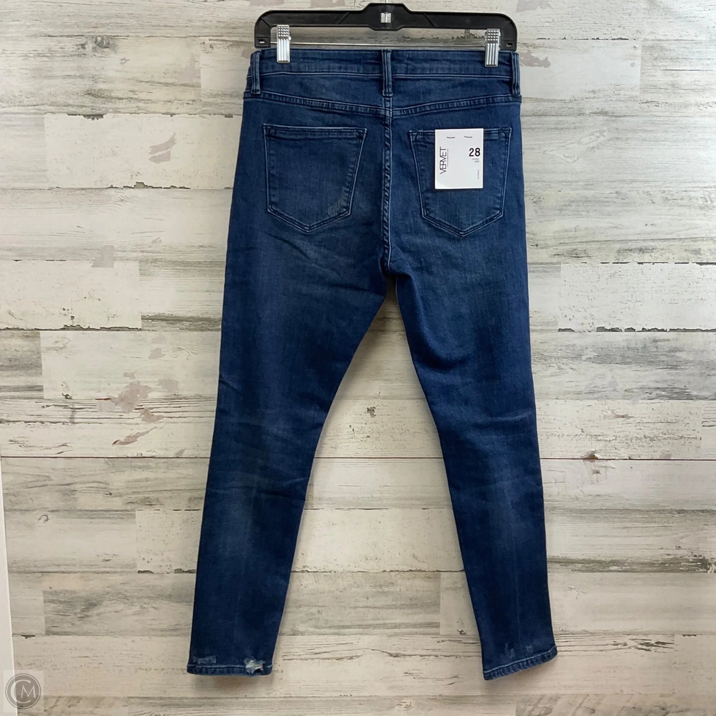 Jeans Skinny By Vervet In Blue Denim, Size: 6