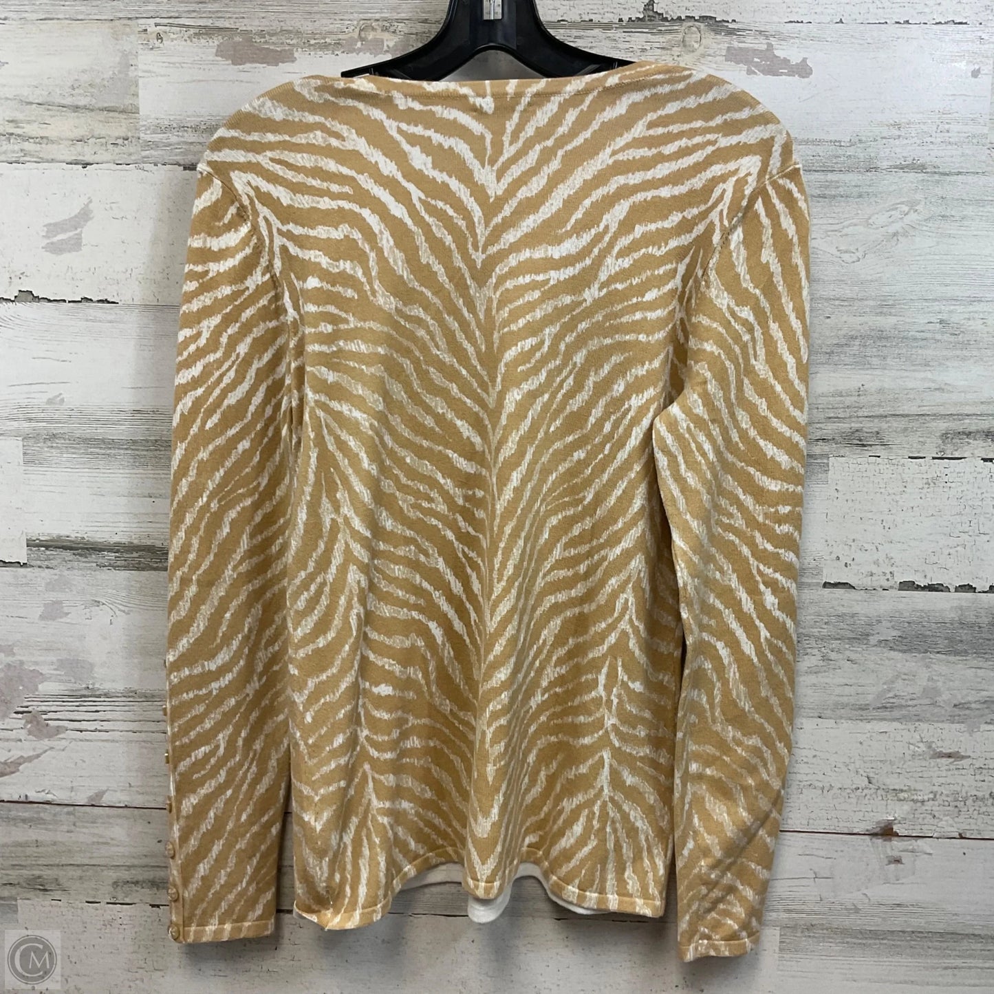 Top Long Sleeve By J Mclaughlin In Animal Print, Size: S
