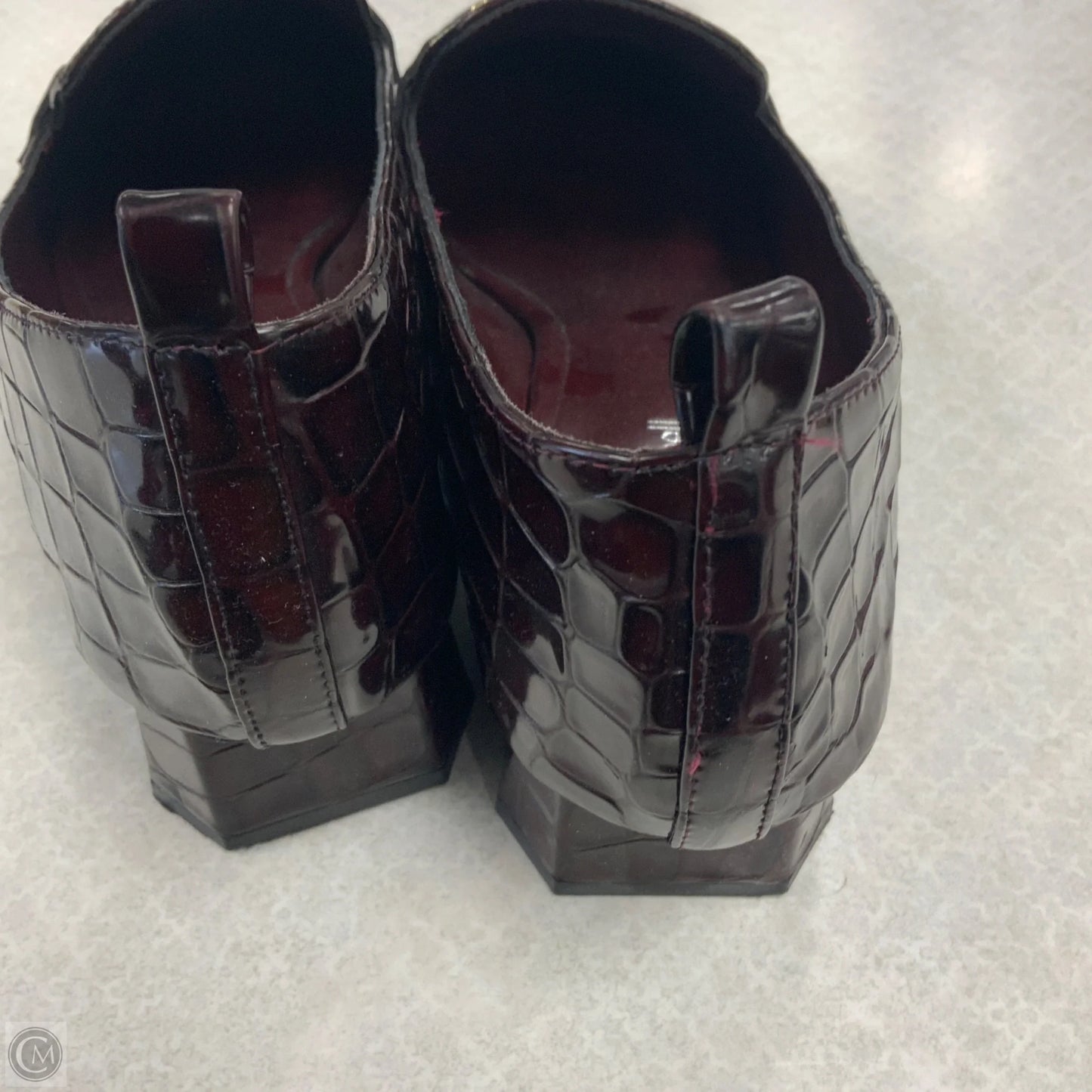 Shoes Heels Block By Jeffrey Campbell In Maroon, Size: 10