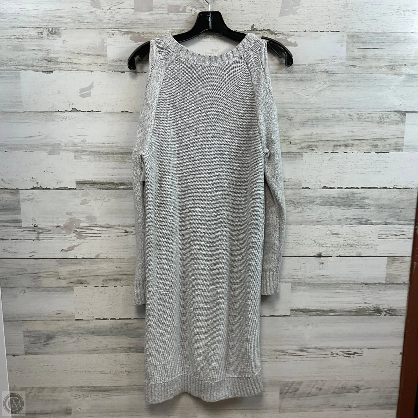 Dress Sweater By Loft In Grey, Size: M