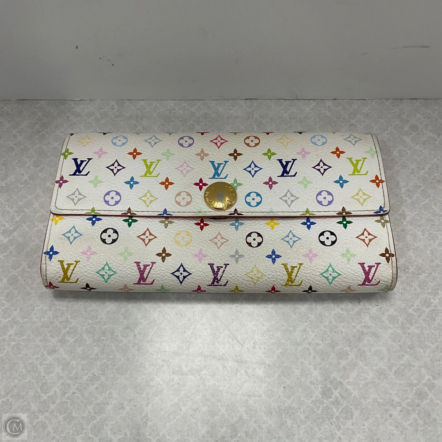 Wallet Luxury Designer By Louis Vuitton, Size: Medium