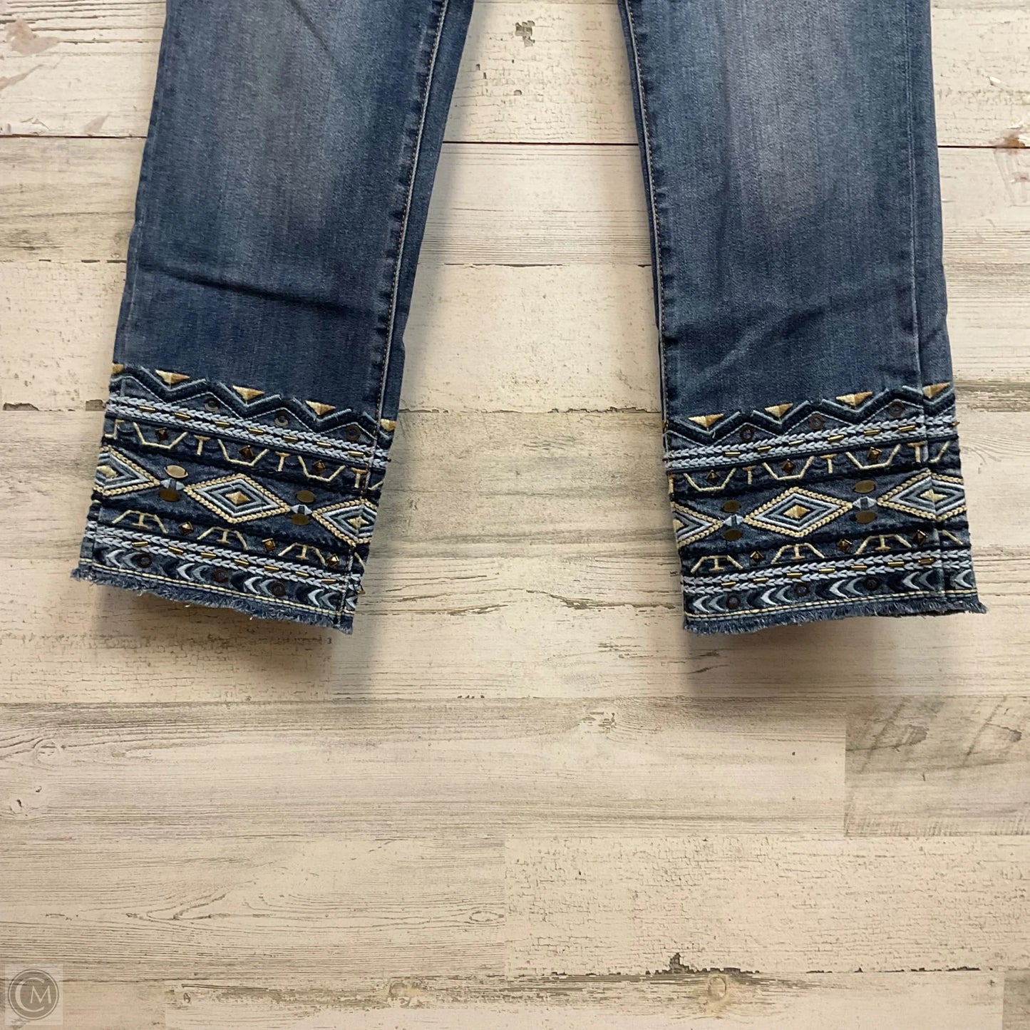Jeans Straight By Driftwood In Blue Denim, Size: 12
