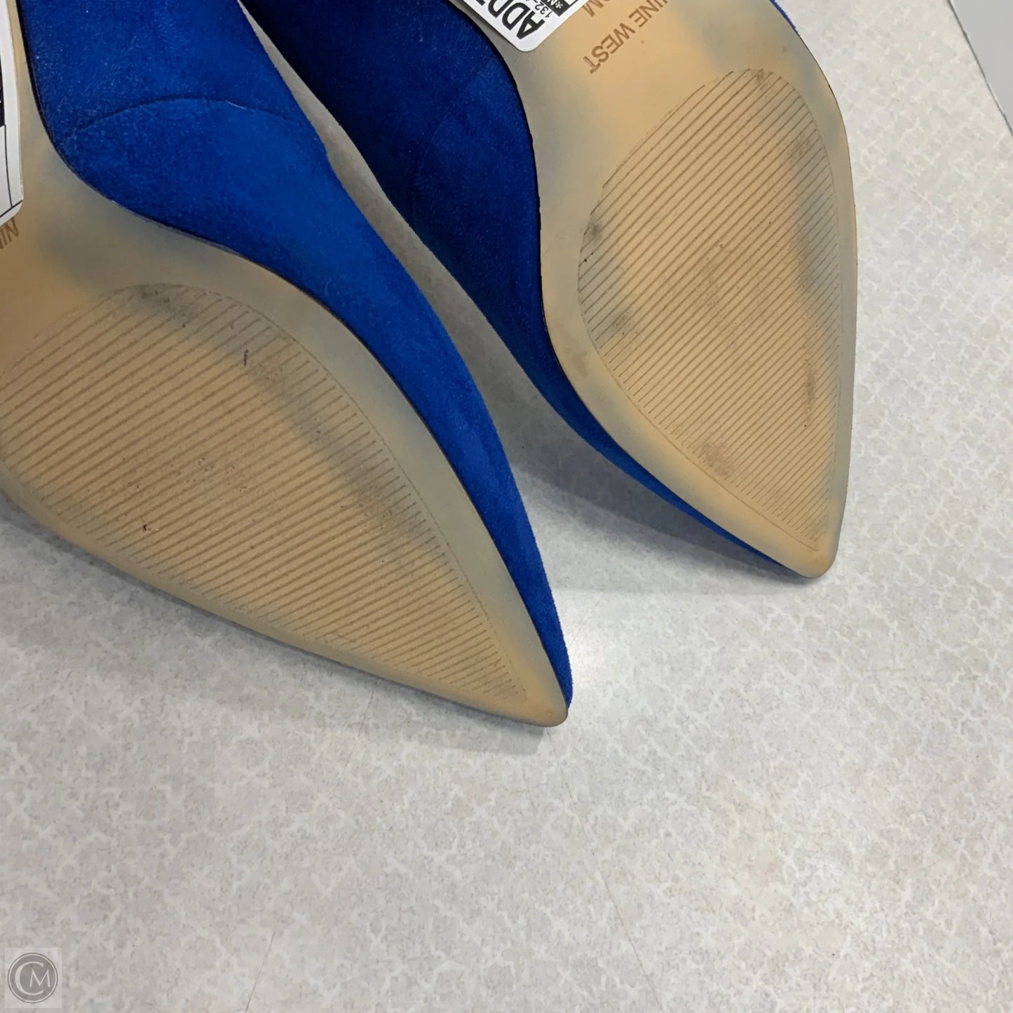 Shoes Heels Block By Nine West In Blue, Size: 9