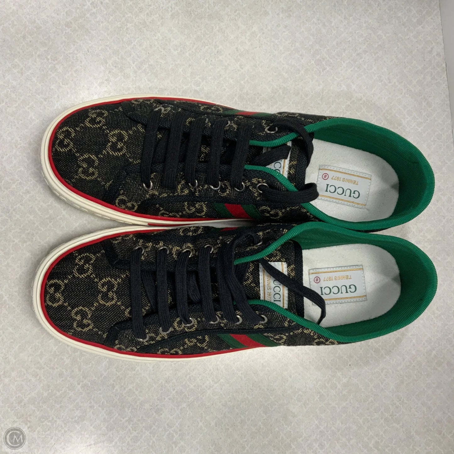 Shoes Luxury Designer By Gucci In Black, Size: 10