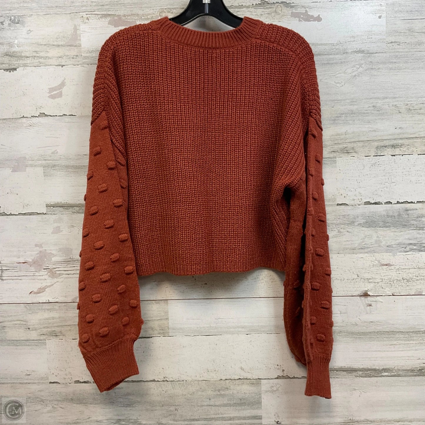 Sweater By Favlux In Brown, Size: L