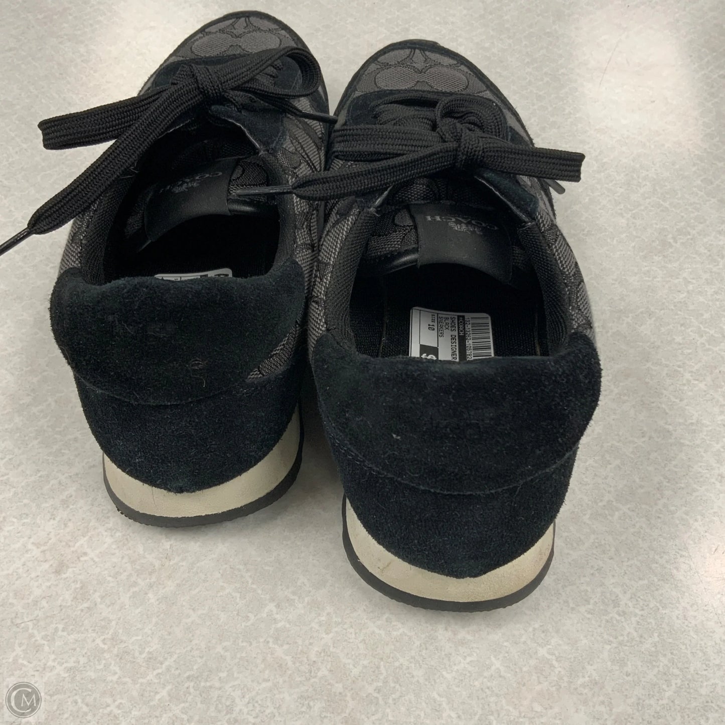 Shoes Designer By Coach In Black, Size: 10