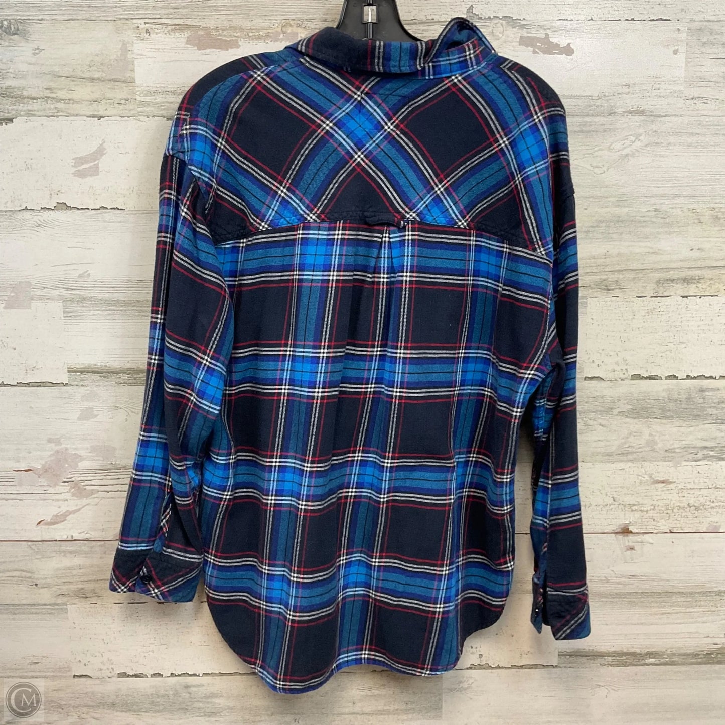 Top Long Sleeve By Rails In Blue, Size: M