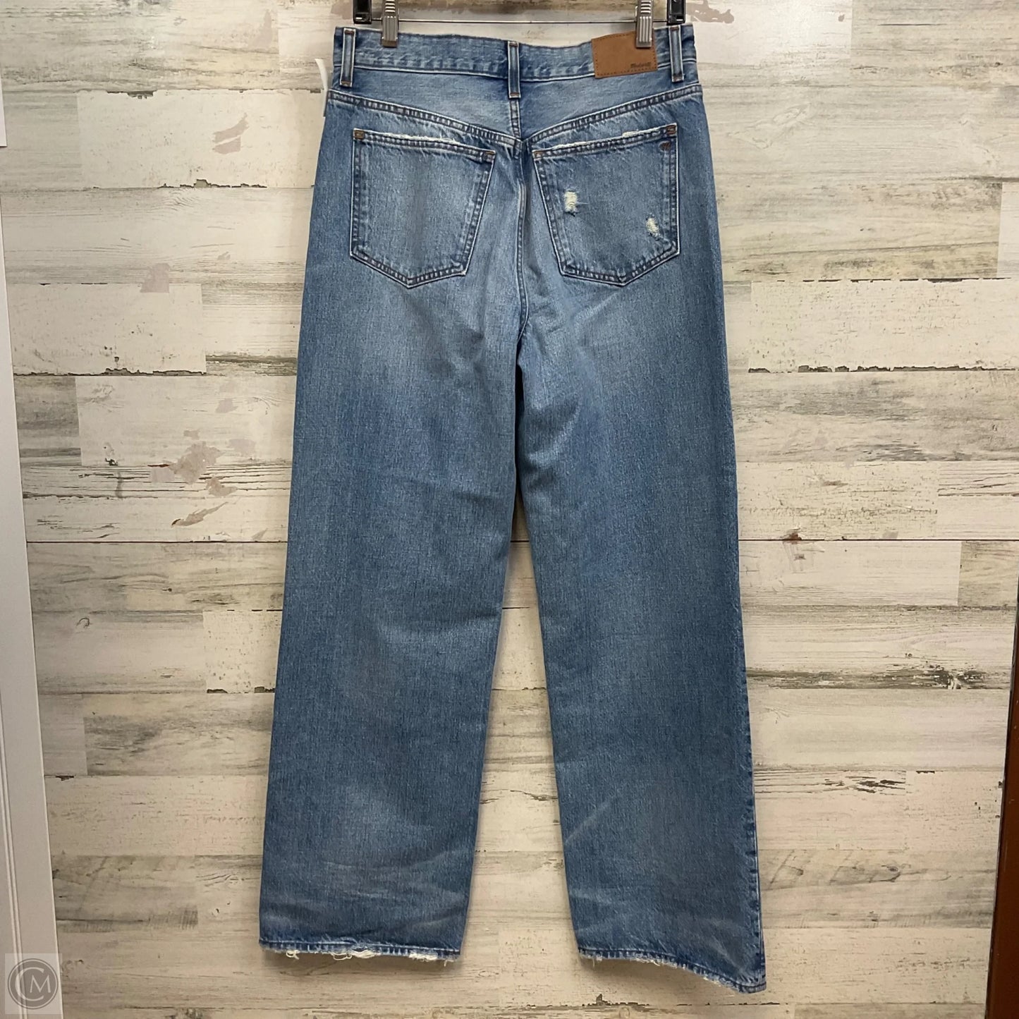 Jeans Wide Leg By Madewell In Blue Denim, Size: 2