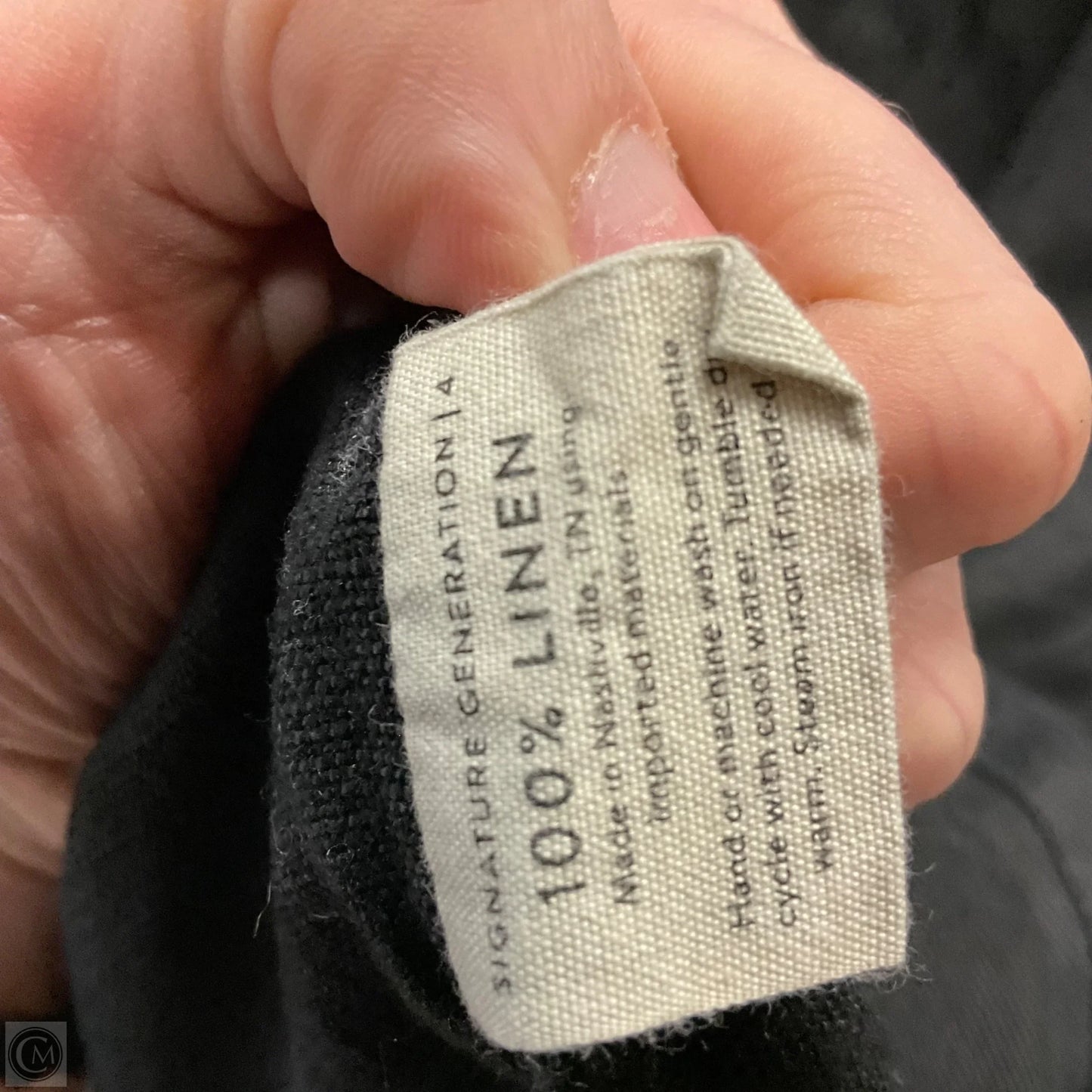 Dress Casual Maxi By ELIZABETH SUZANN In Black, Size: M