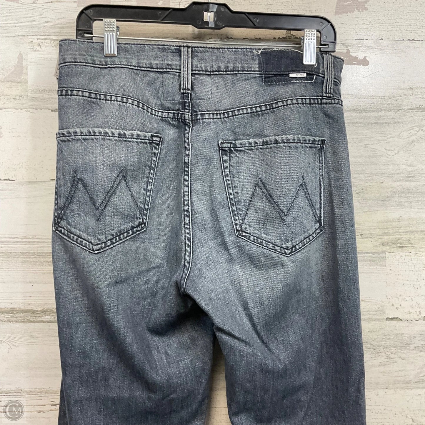 Jeans Wide Leg By Mother In Blue Denim, Size: 6