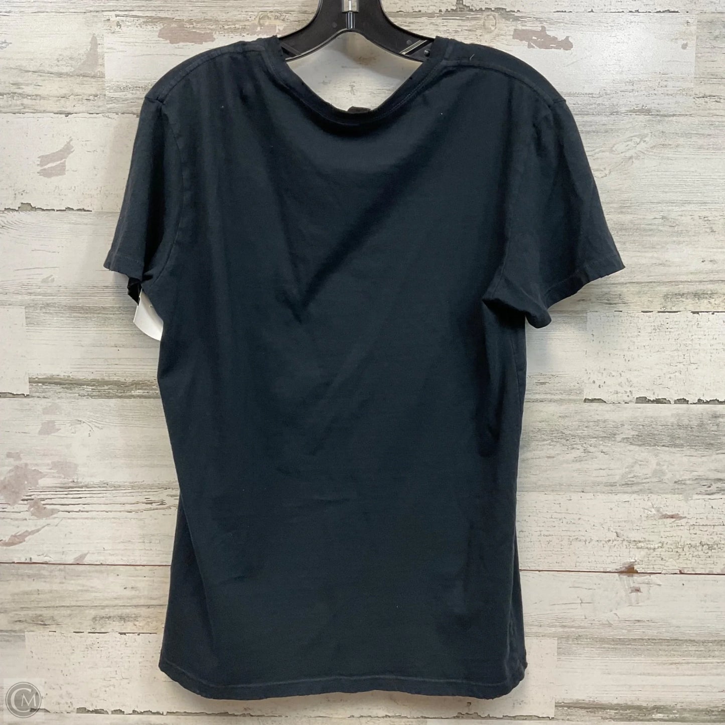 Top Short Sleeve By emerson fry In Black, Size: M