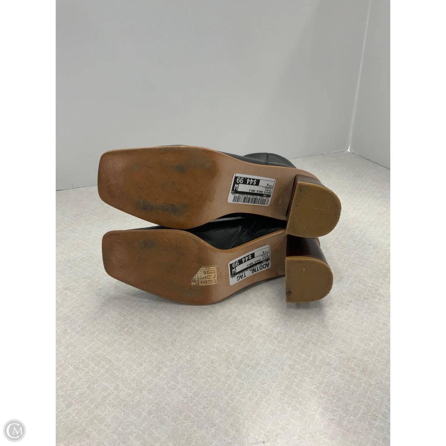 Boots Ankle Heels By Alohas In Black, Size: 6