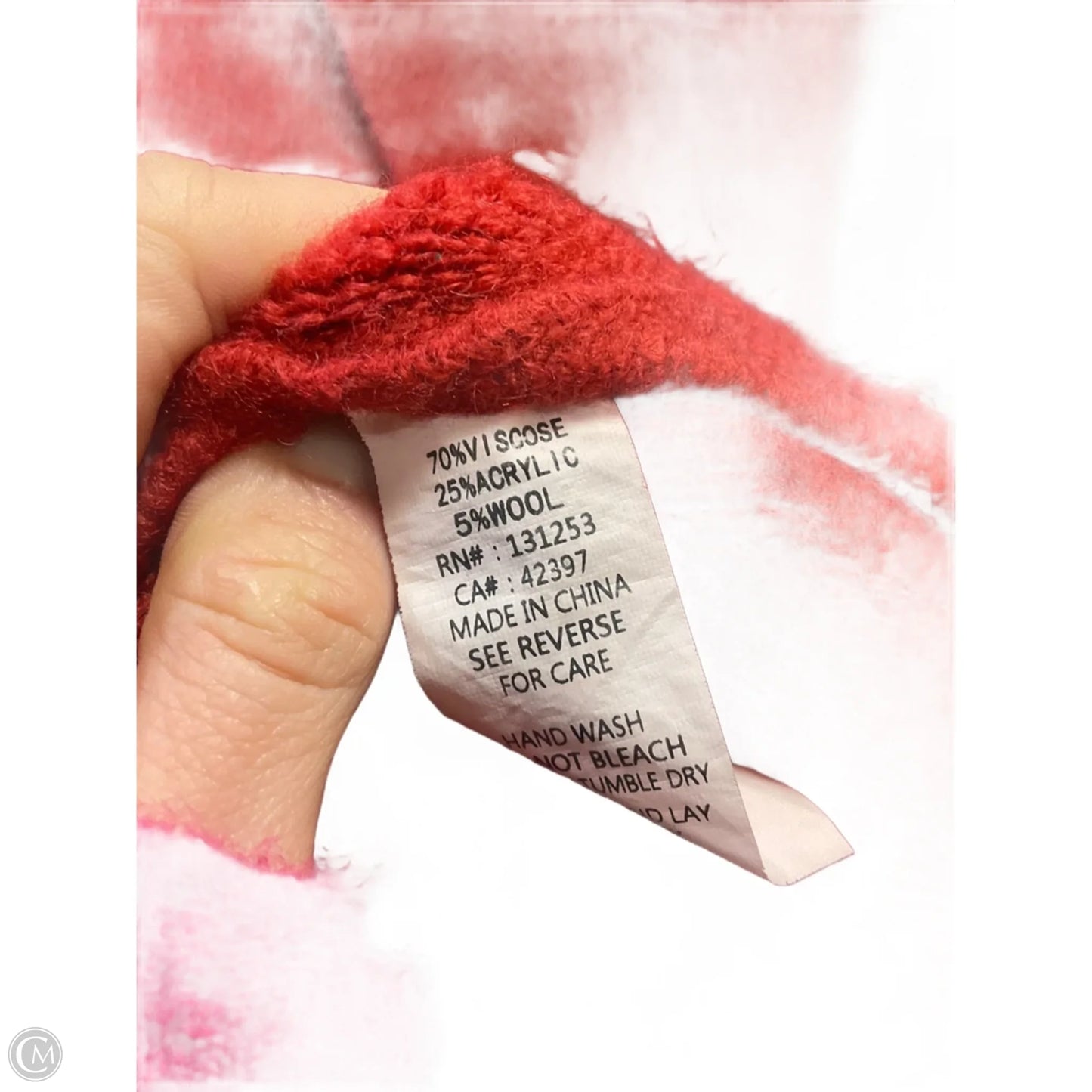 Sweater Cardigan By PINK MARTINI In Red, Size: Xs