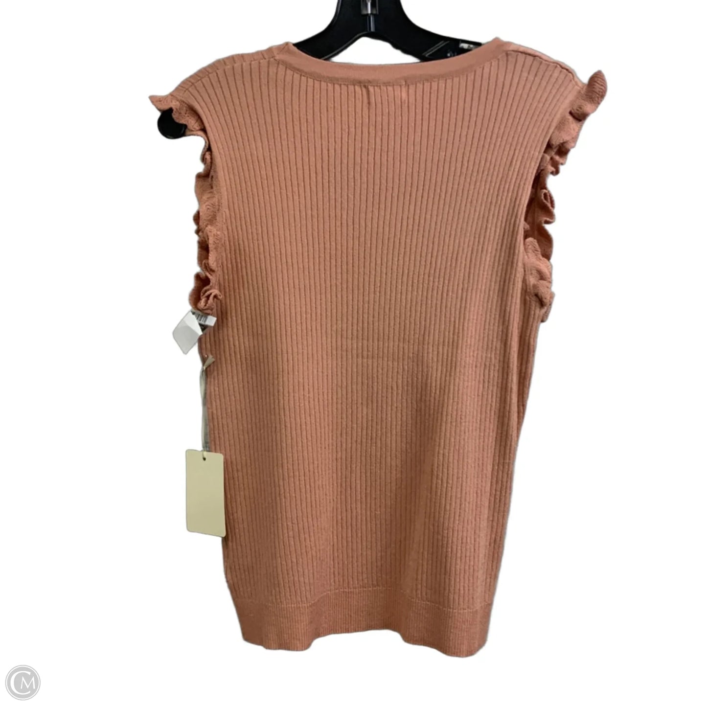 Top Sleeveless By La Miel In Peach, Size: L