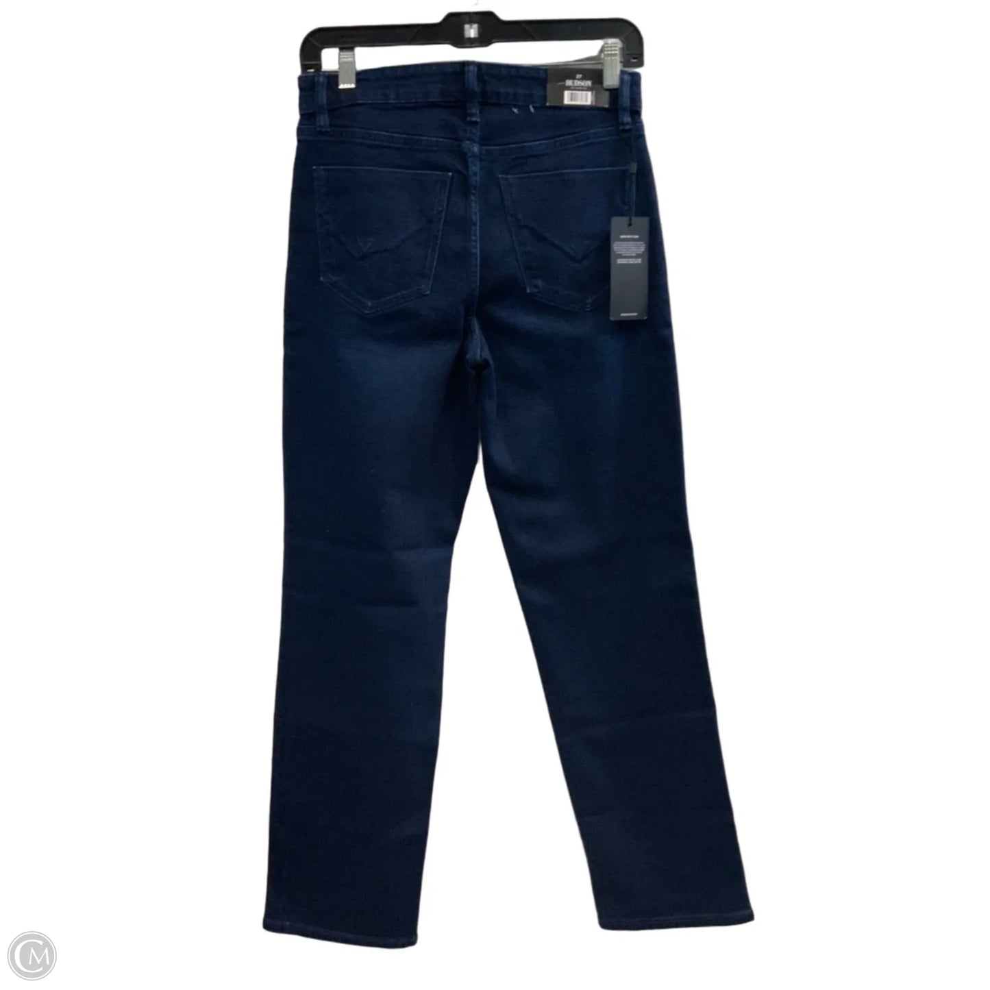 Jeans Straight By Hudson In Blue Denim, Size: 4