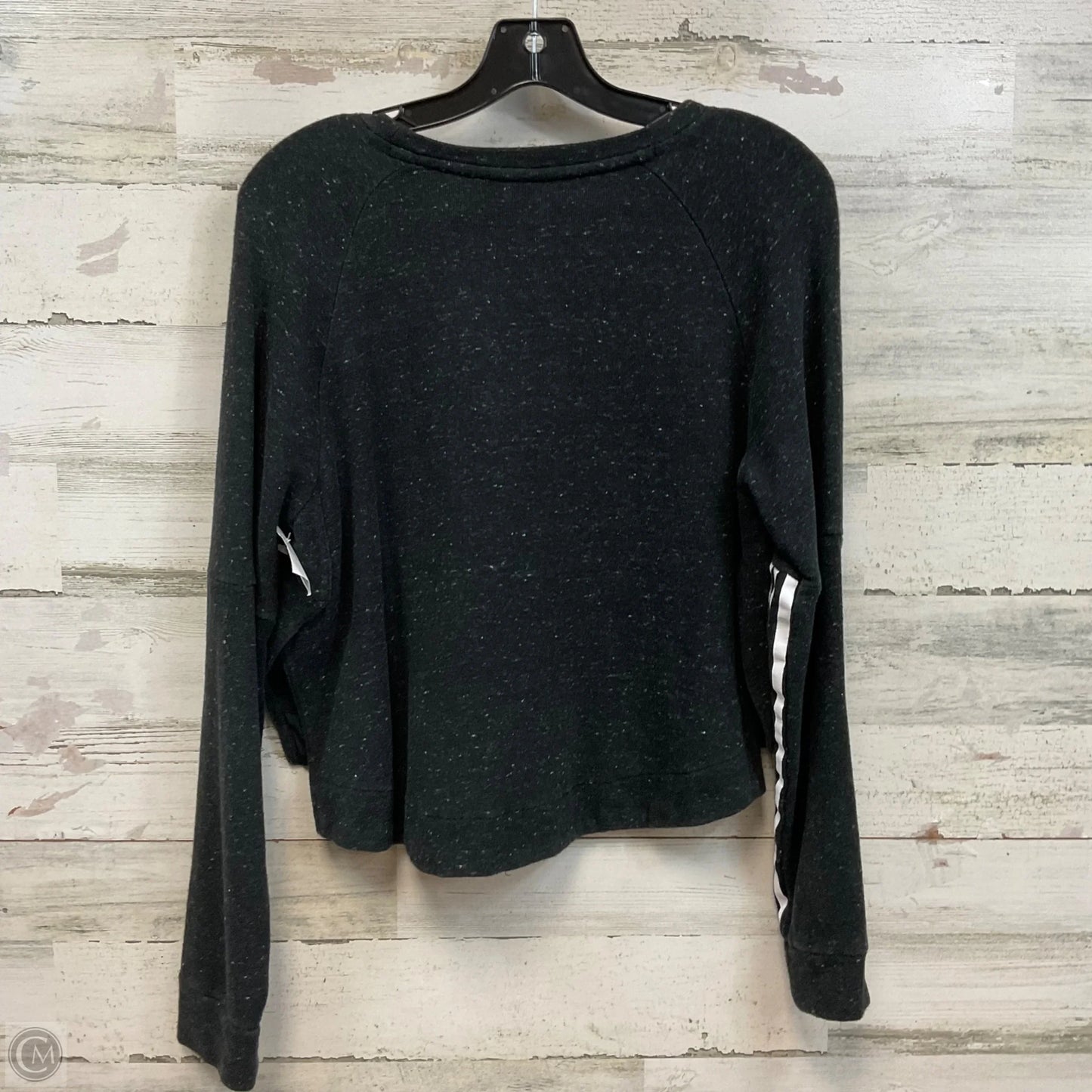 Sweatshirt Crewneck By Adidas In Black, Size: M