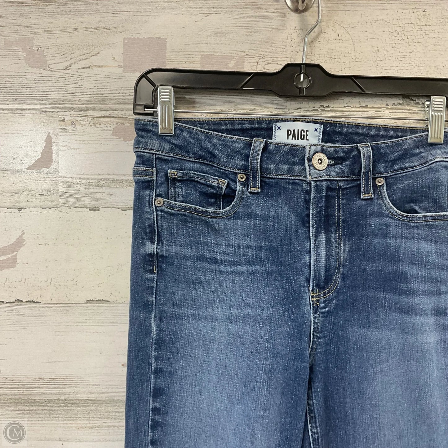 Jeans Skinny By Paige In Blue Denim, Size: 2