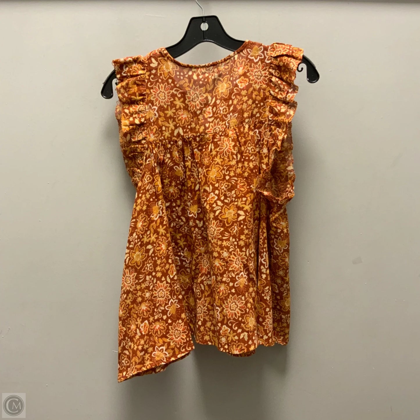 Top Sleeveless By Sundry In Brown, Size: S