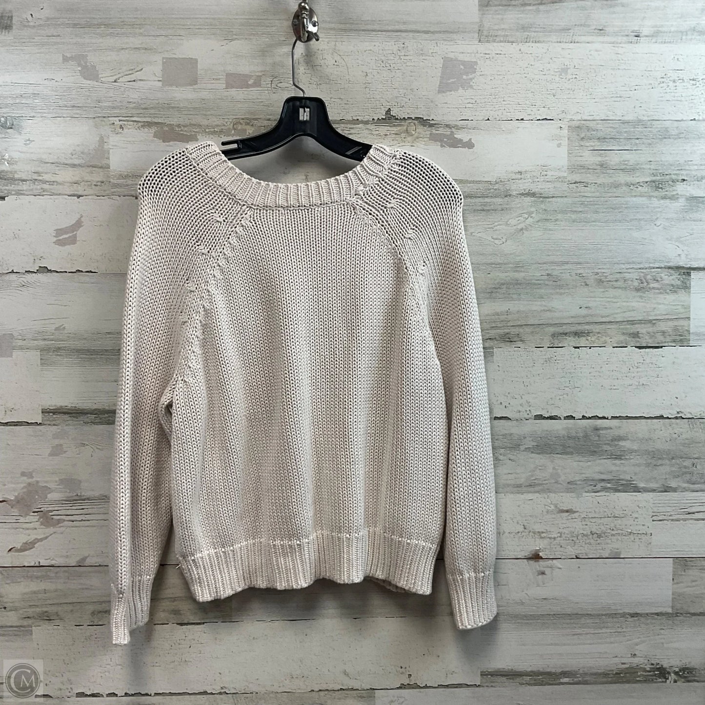 Sweater By 525 In Cream, Size: Xs