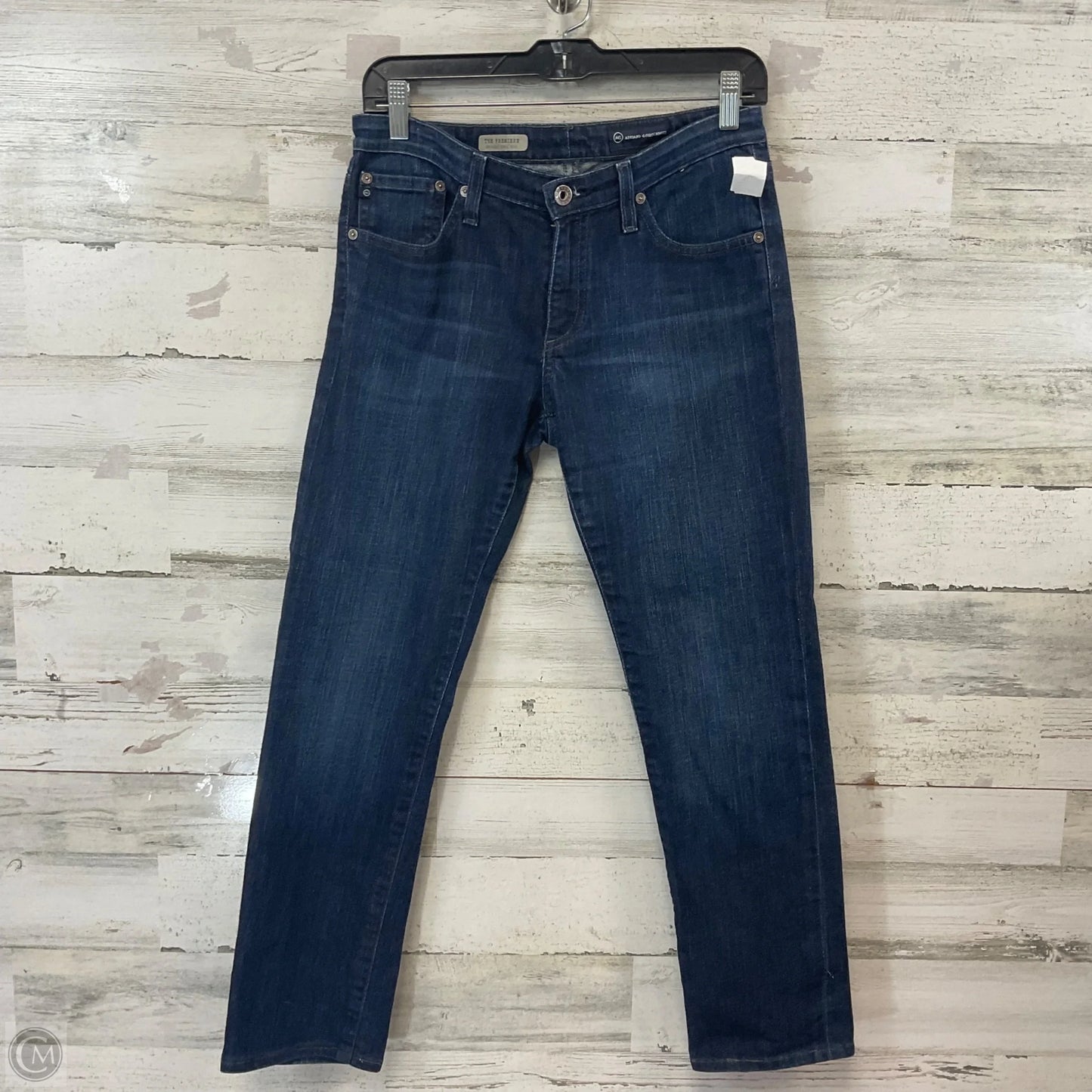 Jeans Skinny Straight By Adriano Goldschmied In Blue Denim, Size: 8