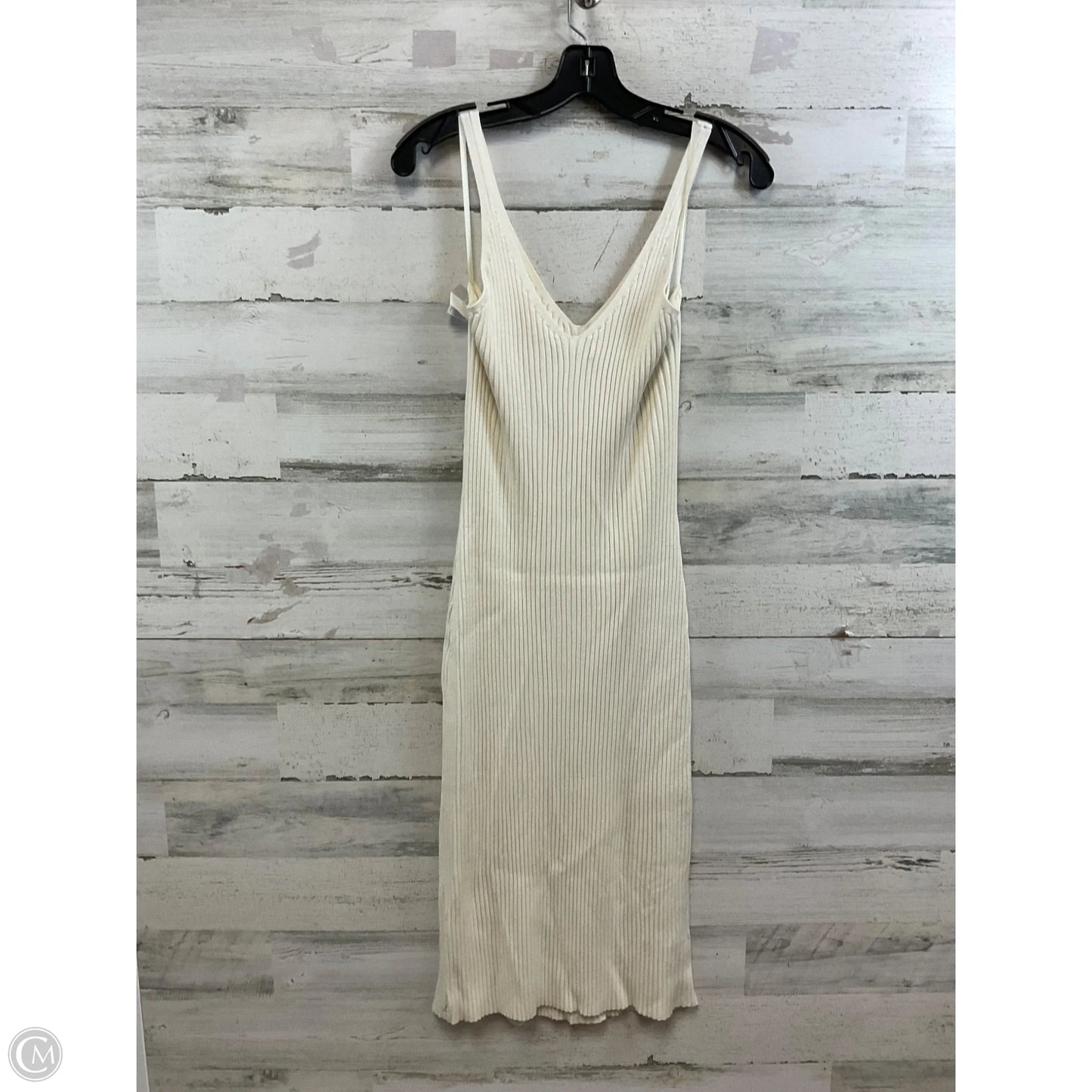Dress Casual Maxi By Abercrombie And Fitch In Cream, Size: Xl
