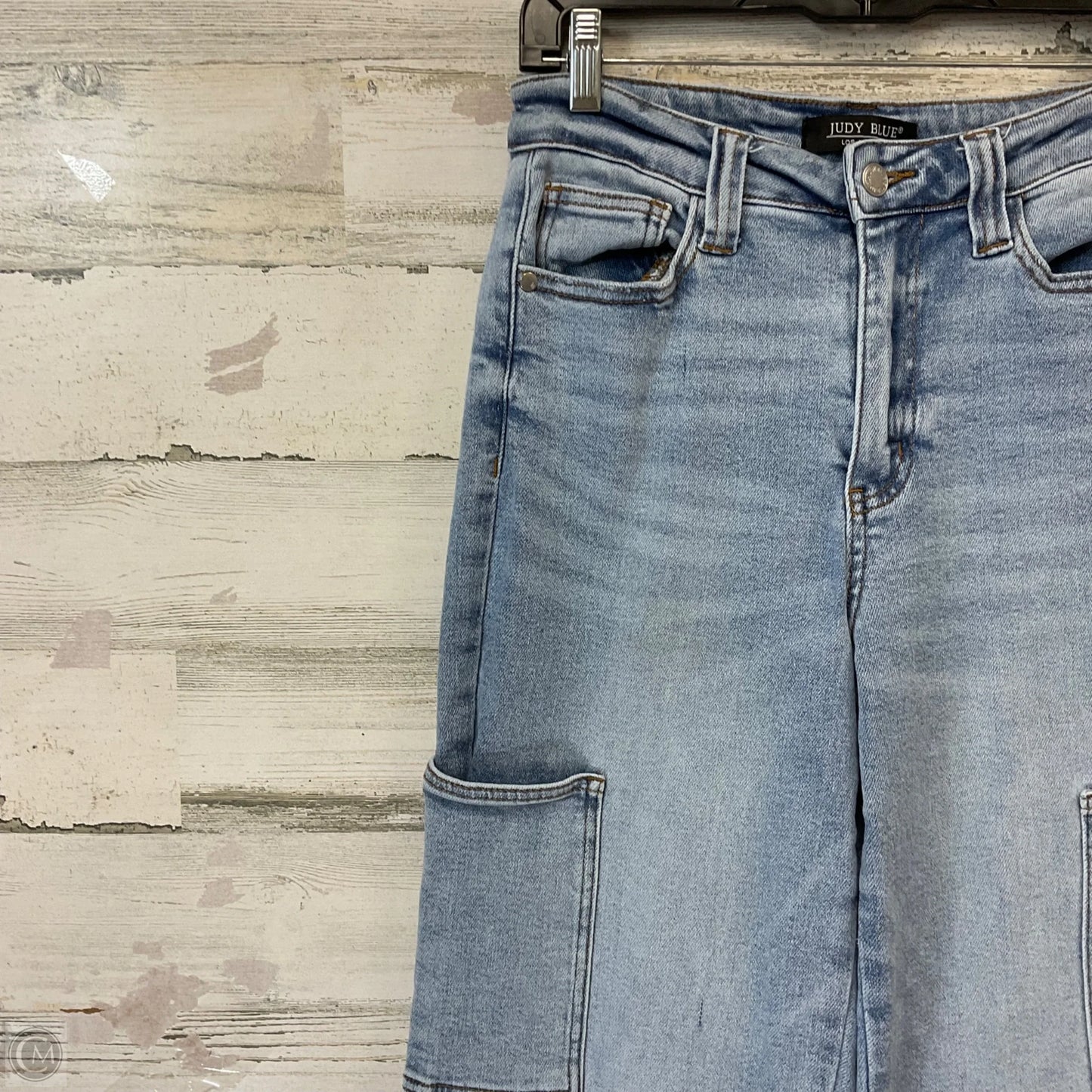 Jeans Straight By Judy Blue In Blue Denim, Size: 4