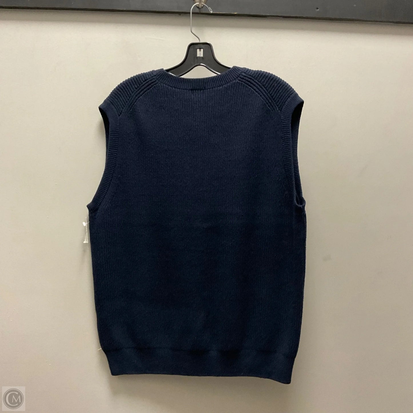 Vest Sweater By Uniqlo In Navy, Size: L