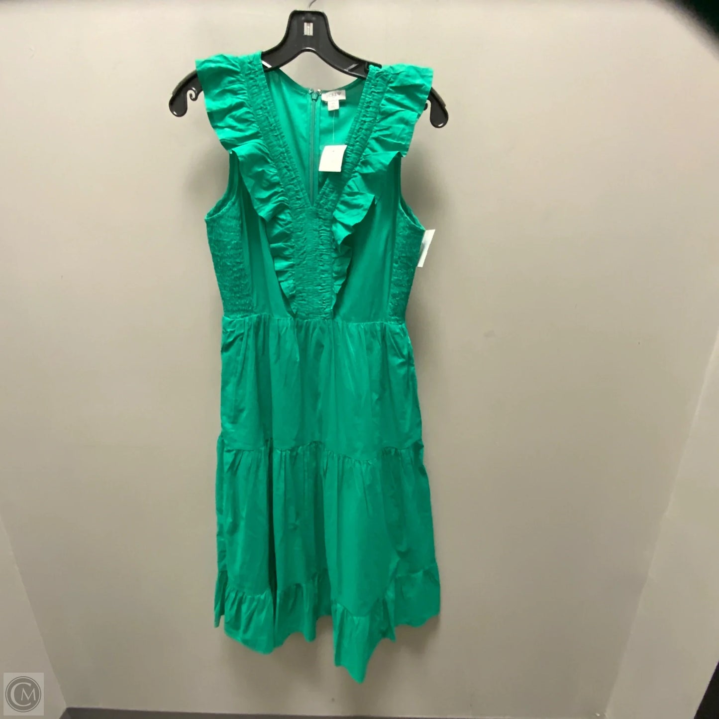 Dress Casual Midi By J. Crew In Green, Size: Xs