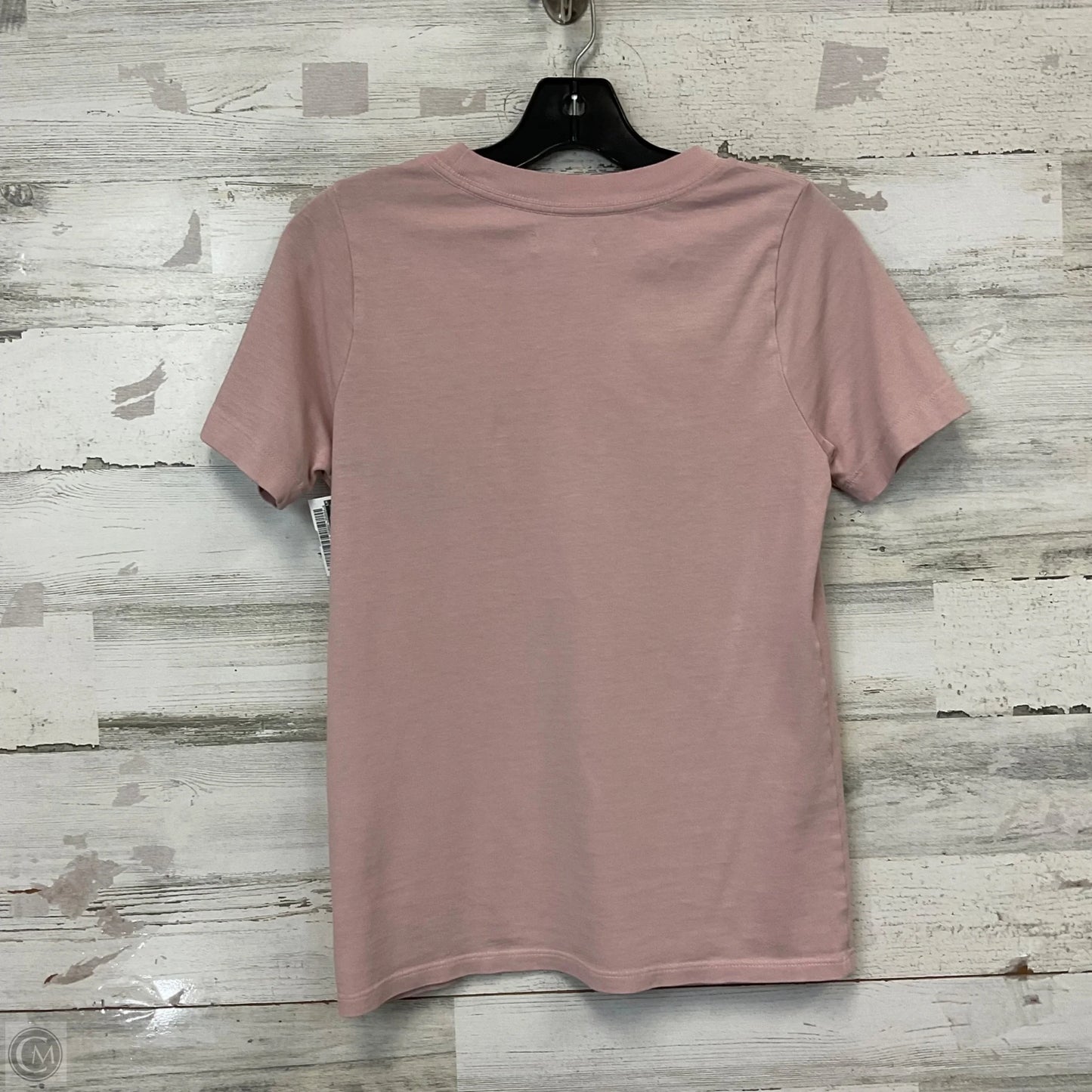 Top Short Sleeve Basic By Madewell In Pink, Size: Xs