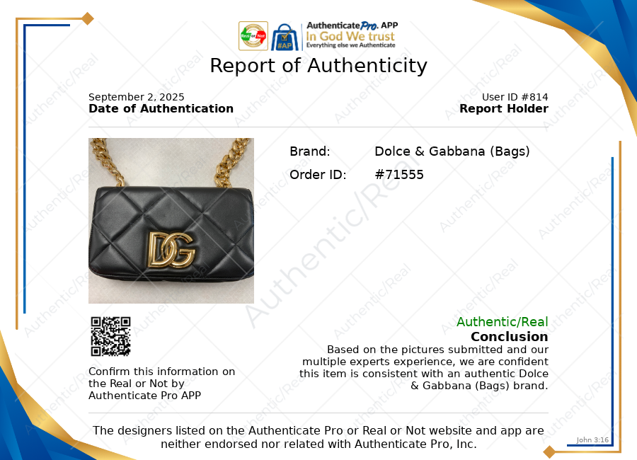 Handbag Luxury Designer By Dolce And Gabbana, Size: Medium