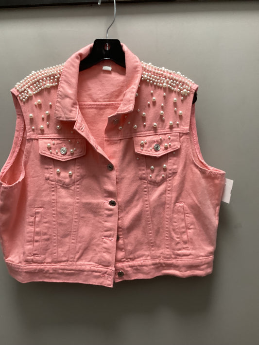 Vest Other By Cme In Pink, Size: Xxl