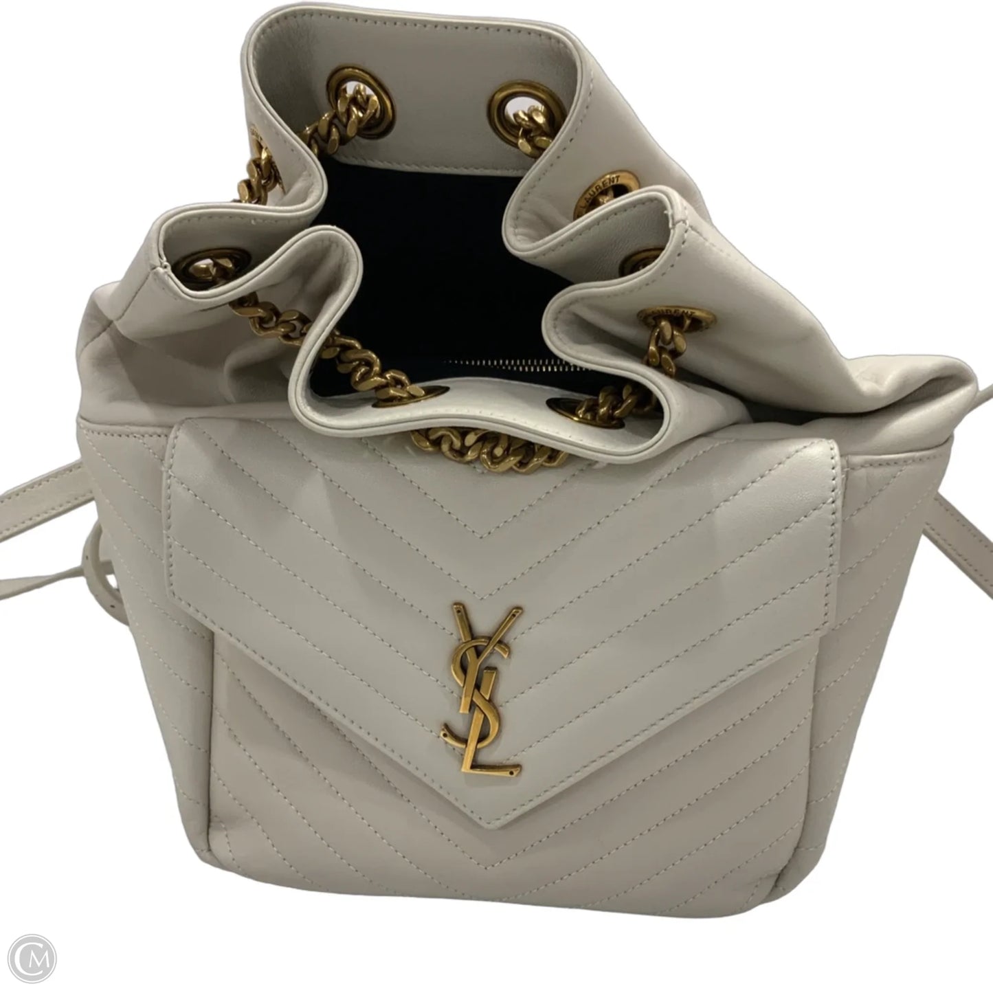 Backpack Luxury Designer By Yves Saint Laurent, Size: Medium