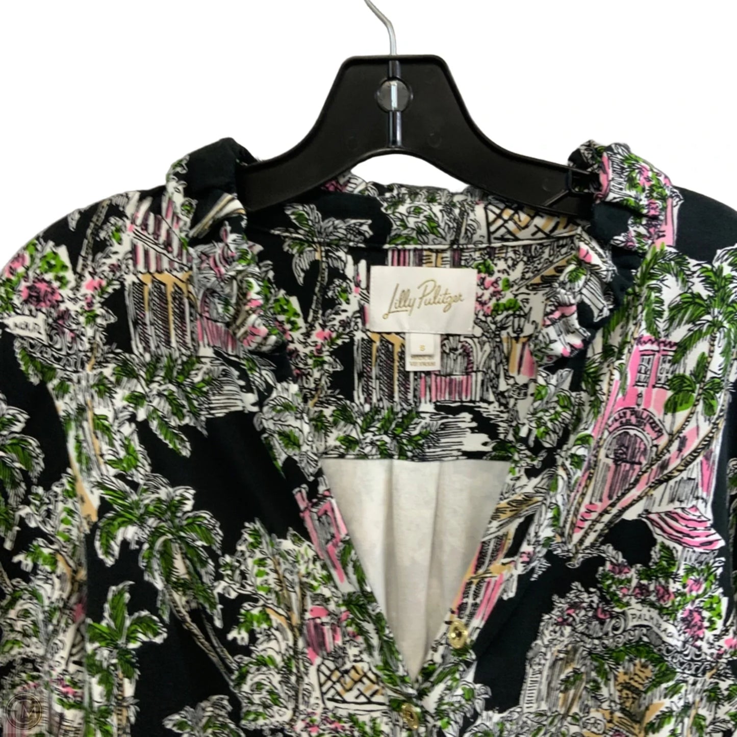 Dress Casual Short By Lilly Pulitzer In Black, Size: S