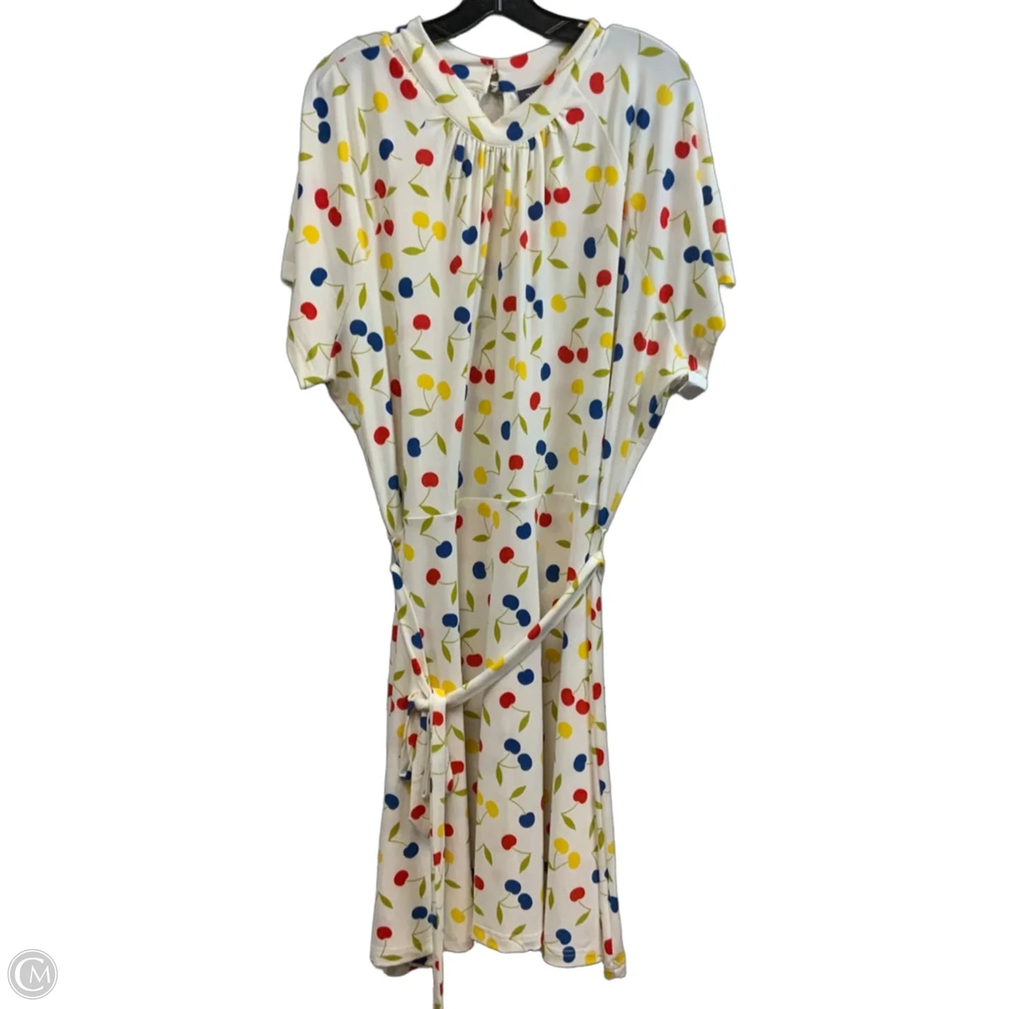 Dress Casual Midi By Modcloth In Cream, Size: 2x