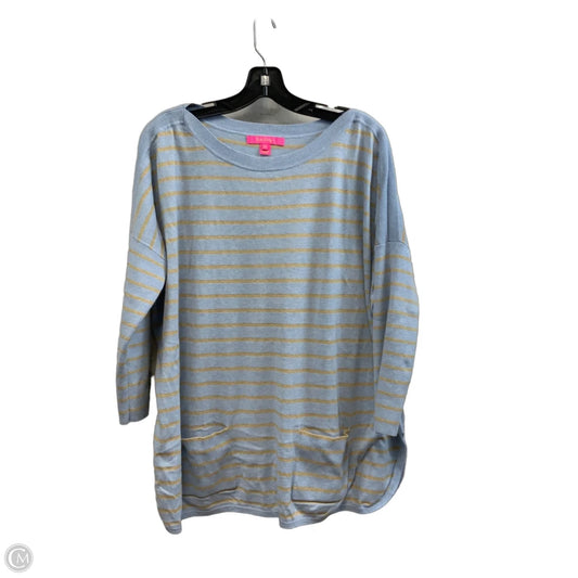 Top Long Sleeve By Lilly Pulitzer In Blue, Size: M