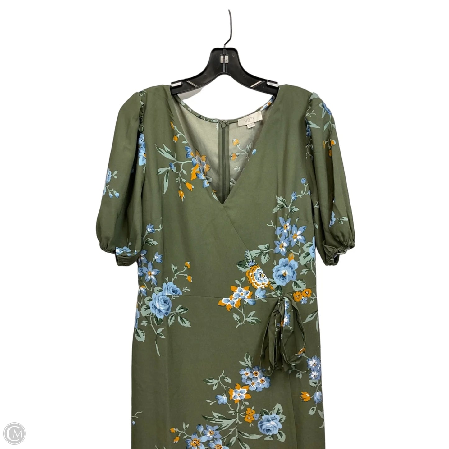 Dress Casual Midi By Loft In Green, Size: M