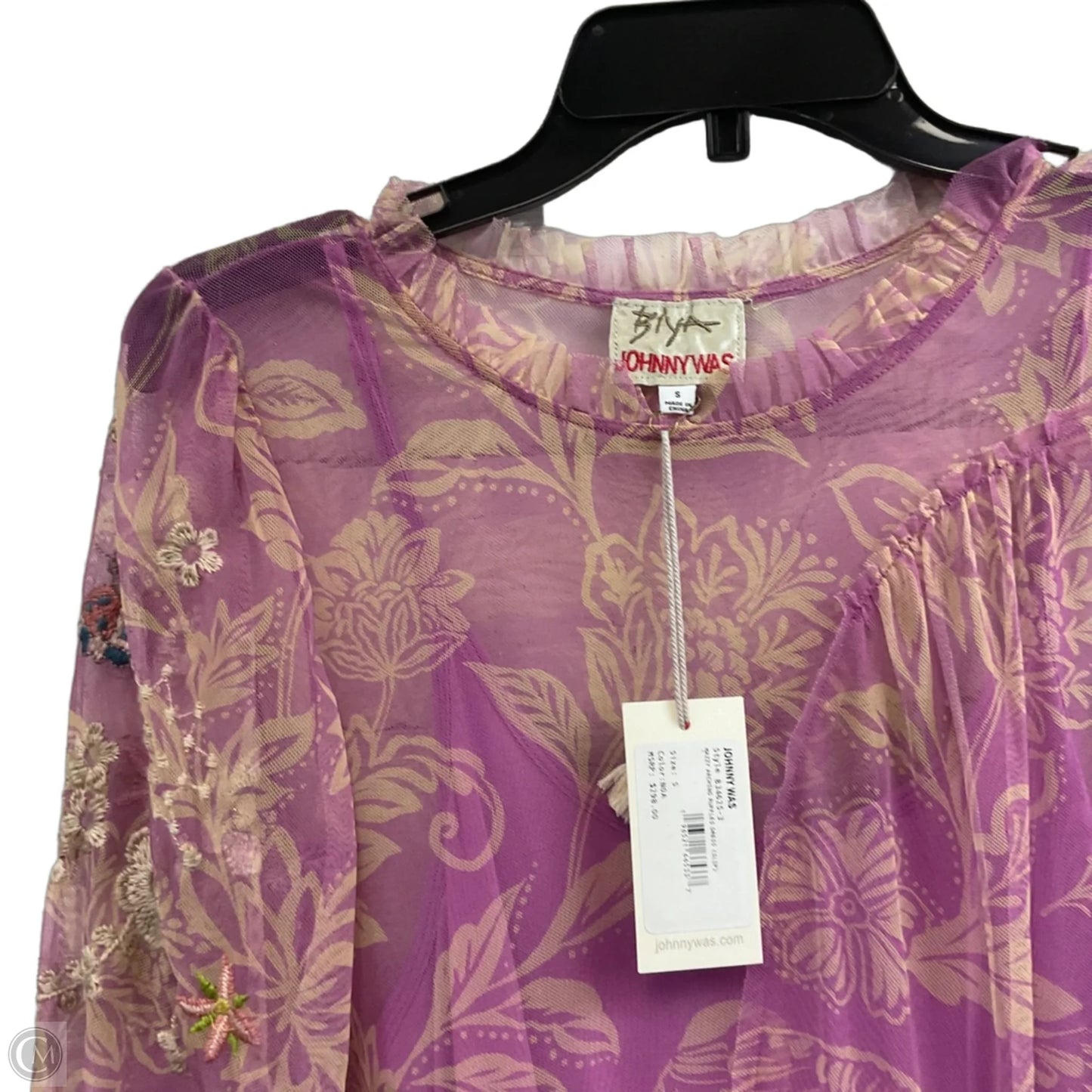 Dress Casual Midi By Johnny Was In Pink, Size: S